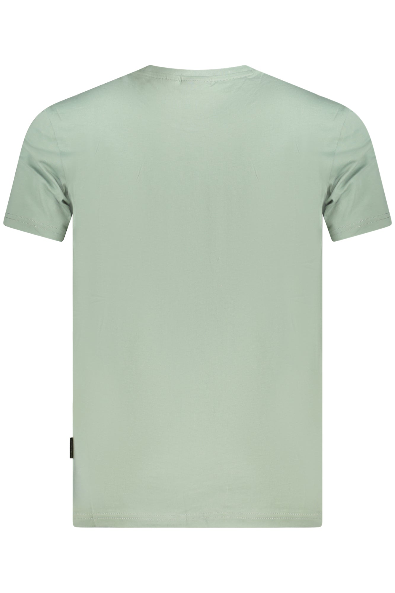 NP0A4H8DSALISSSSUM_VEG1X – Grünes Herren Kurzarm T-Shirt mit Stickerei und Logodetail – Größe: S, M, L, XL, 2XL – Farbe: Verde