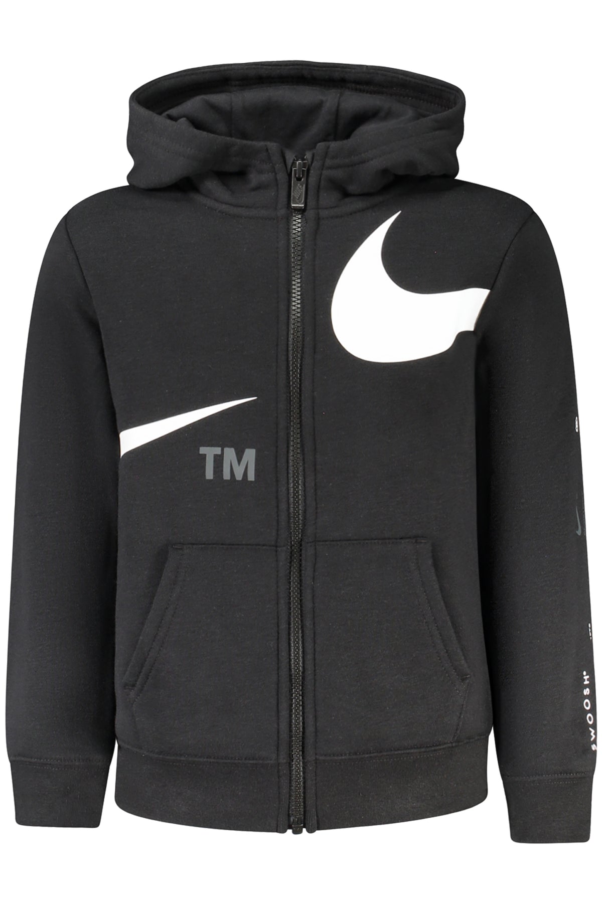 86I159_NEBLACK – Kinder-Sweatshirt mit Reißverschluss: Gemütlich, Schwarz, Stylisch – Größe: 5A, 4A, 6A – Farbe: Nero