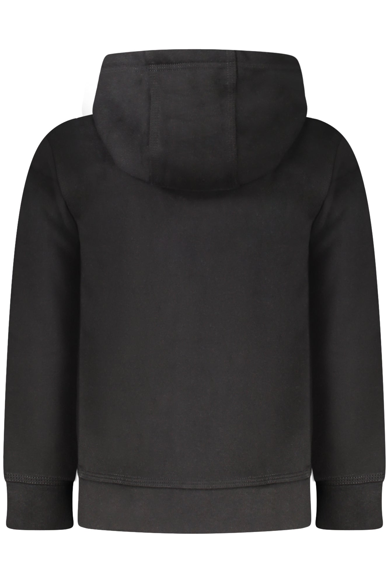 86F321_NEBLACK – Kinder Sweatshirt Schwarz Kapuze: Gefüttert, Reißverschluss, 2 Taschen – Größe: 7A, 6A, 4A – Farbe: Nero
