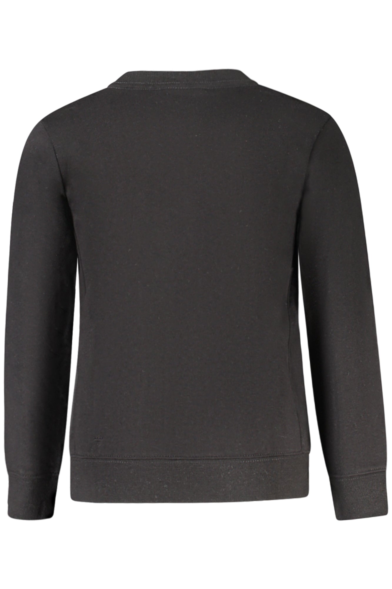 86G705_NEBLACK – Kuschliges Kinder-Sweatshirt: Schwarz, Langarm, Rundhals, Logo-Druck – Größe: 4A, 6A, 5A, 7A – Farbe: Nero