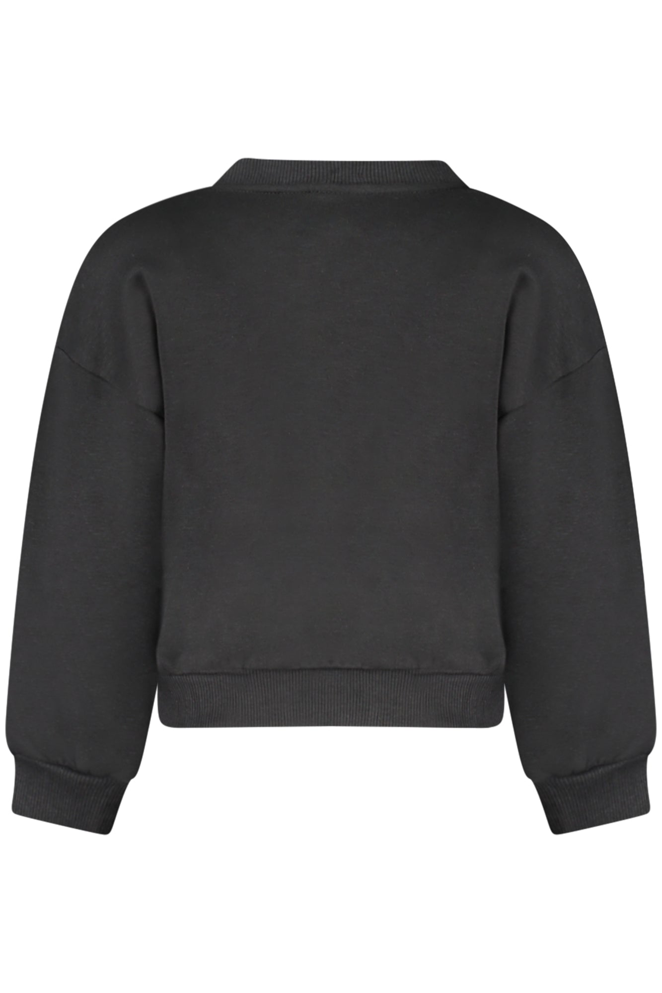 86K434_NEBLACK – Schwarzes Kinder-Sweatshirt ohne Reißverschluss mit Logo-Stickerei – Größe: 6A, 5A, 4A, 7A – Farbe: Nero