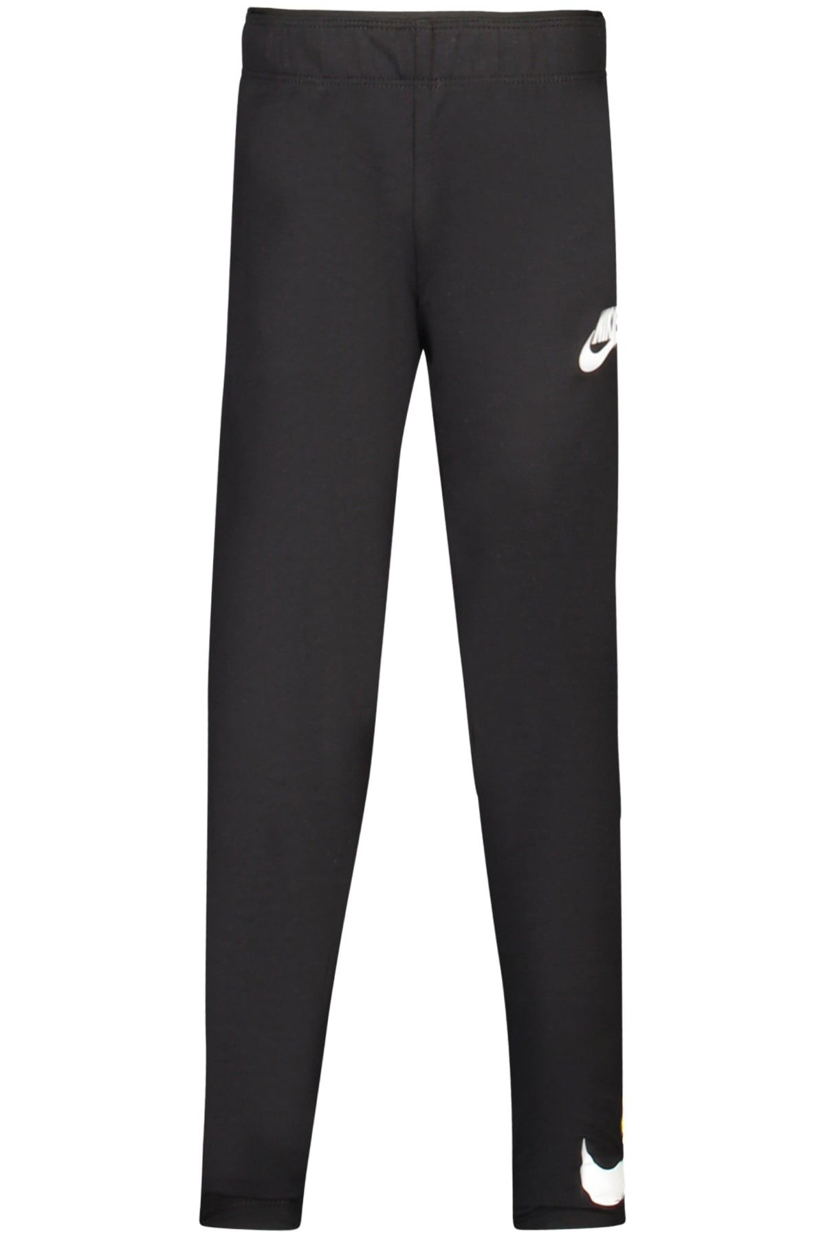 36J042_NEBLACK – Schwarze Mädchen-Leggings mit Gummizug und stylischem Druck-Design – Größe: 6X, 6A, 5A, 4A – Farbe: Nero