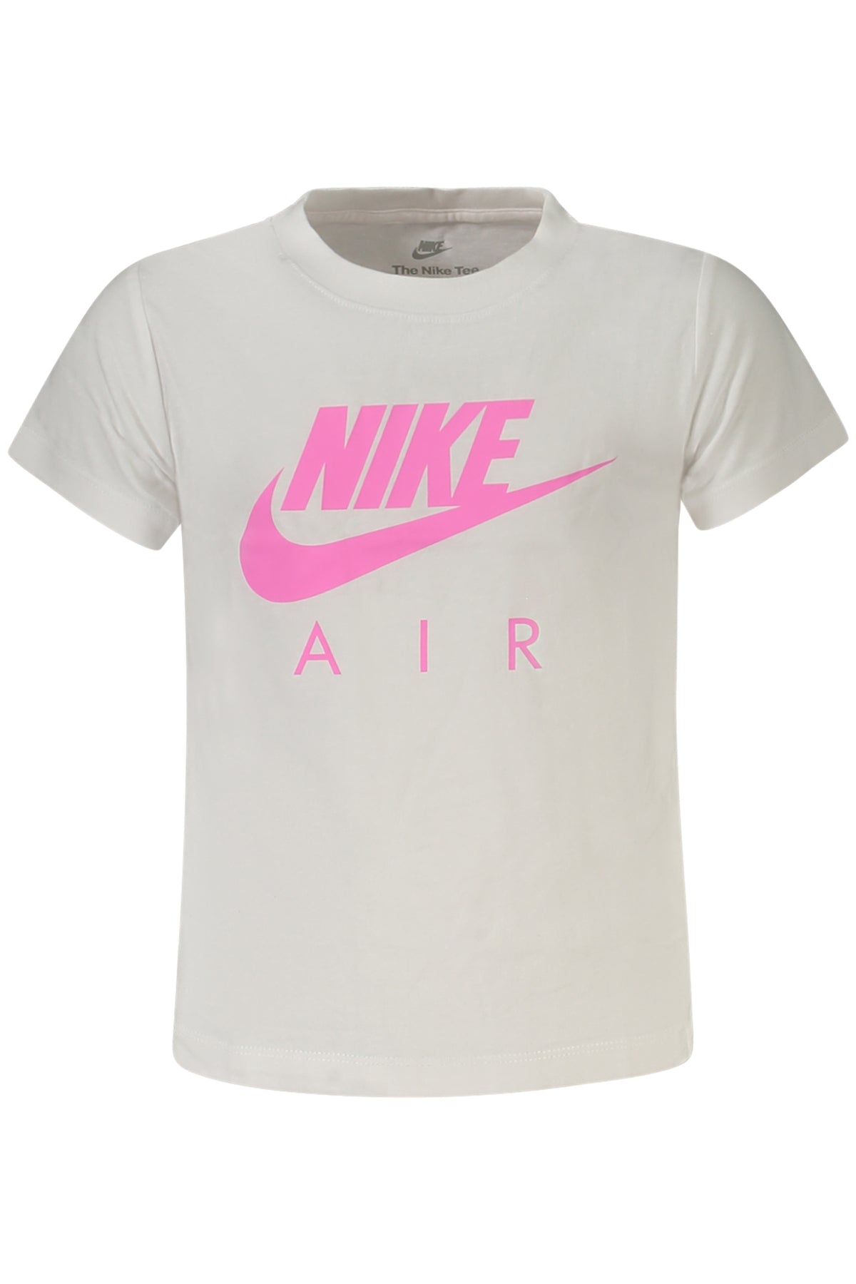 36M812_BIWHITE – Weißes Mädchen Kurzarmshirt mit Print und Rundhals für Sommertrends – Größe: 6A, 5A, 4A – Farbe: Bianco