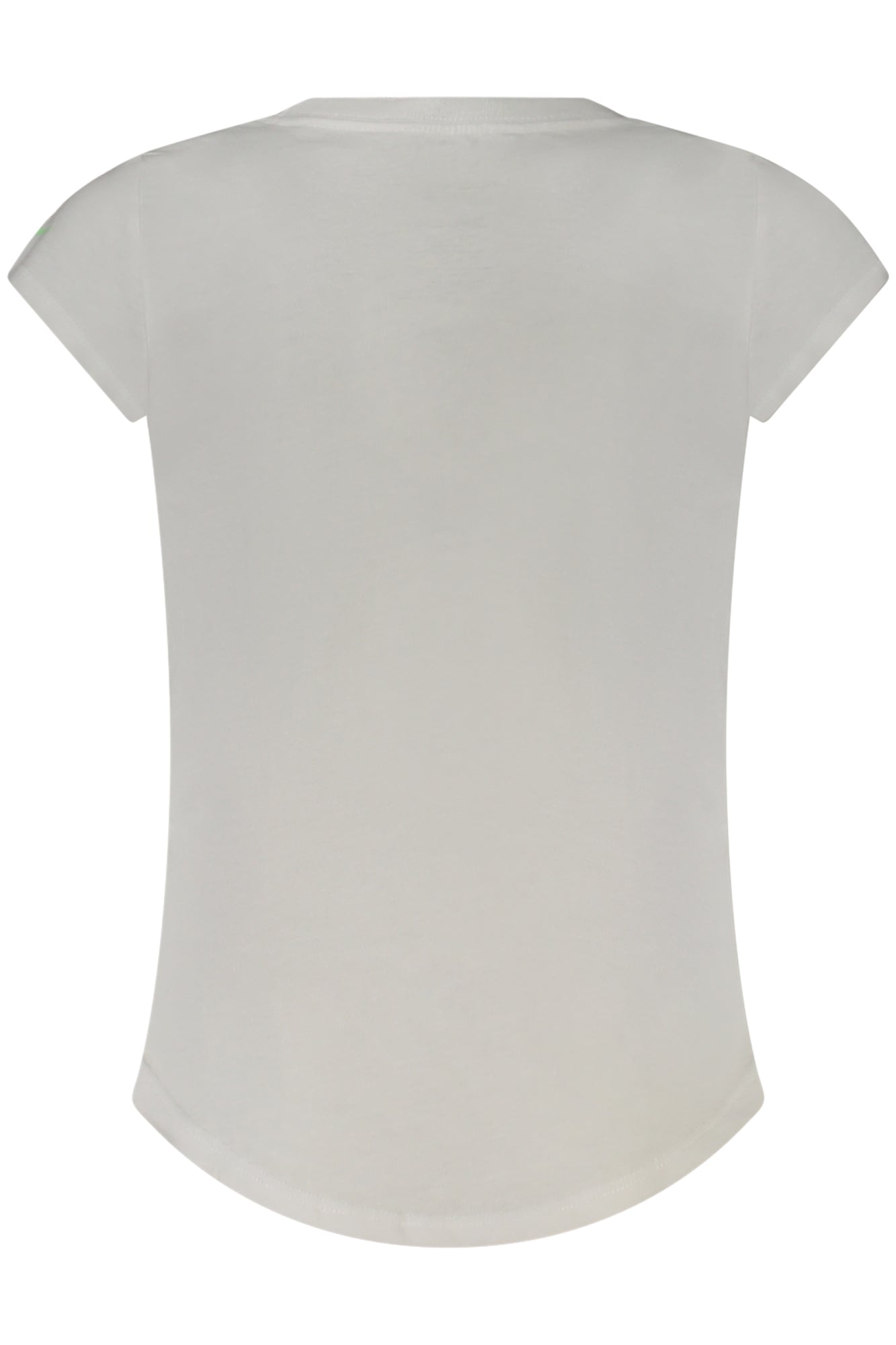 36L996_BIWHITE – Weißes Kurzarm T-Shirt für Mädchen mit Print und Rundhalsausschnitt – Größe: 5A, 6X, 6A, 4A – Farbe: Bianco