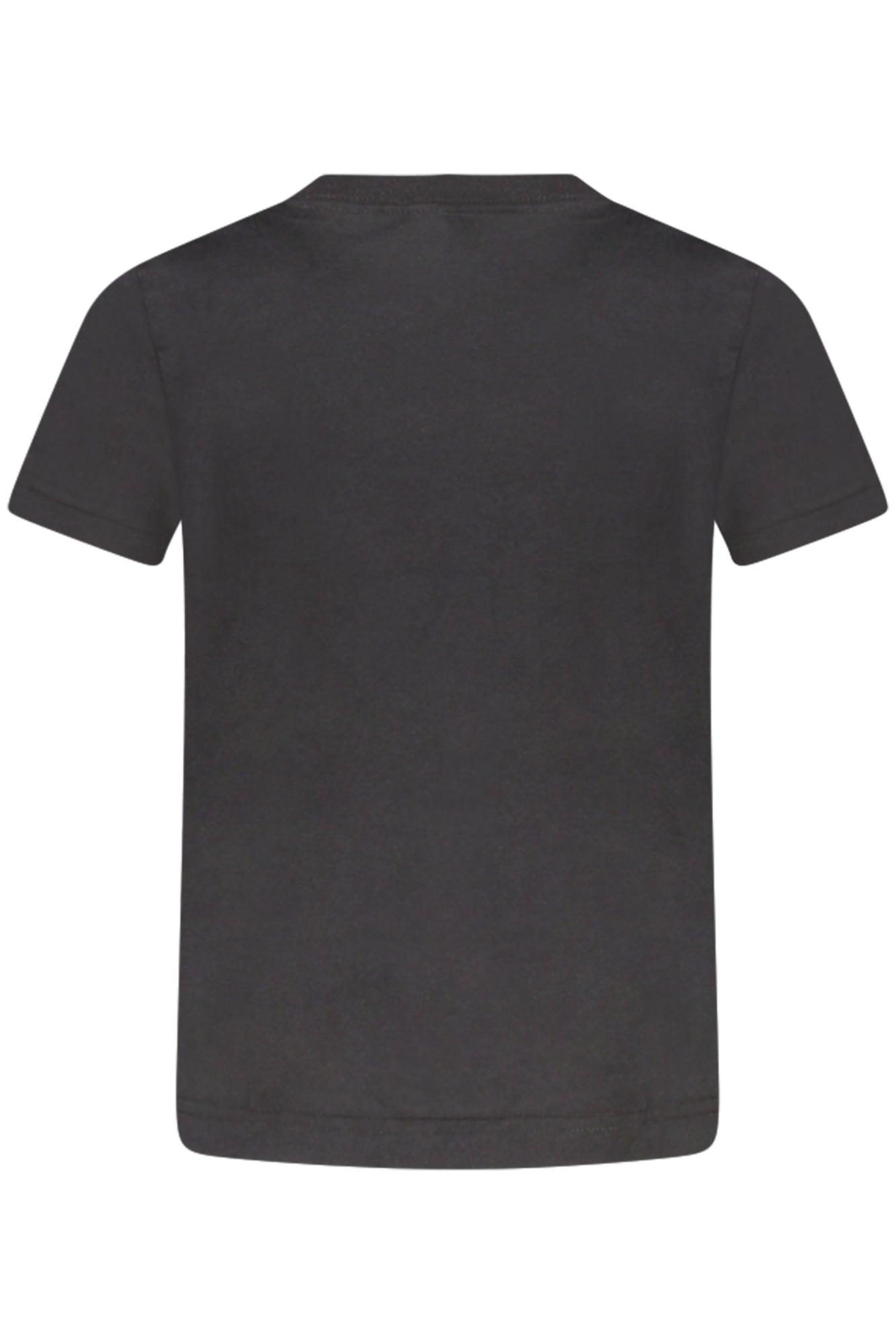 8UC545_NEBLACK – Kinder Kurzarm-T-Shirt Schwarz mit Stickerei und Rundhalsausschnitt – Größe: 6A, 5A, 4A, 7A – Farbe: Nero
