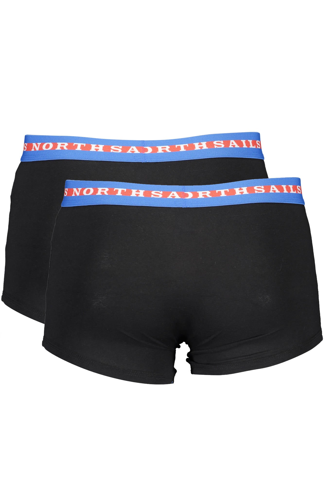 NS01UTR04_NERO_BLACK – Hochwertige Herren Boxershorts Schwarz im Doppelpack mit Logo-Bund – Größe: S, 2XL – Farbe: Nero
