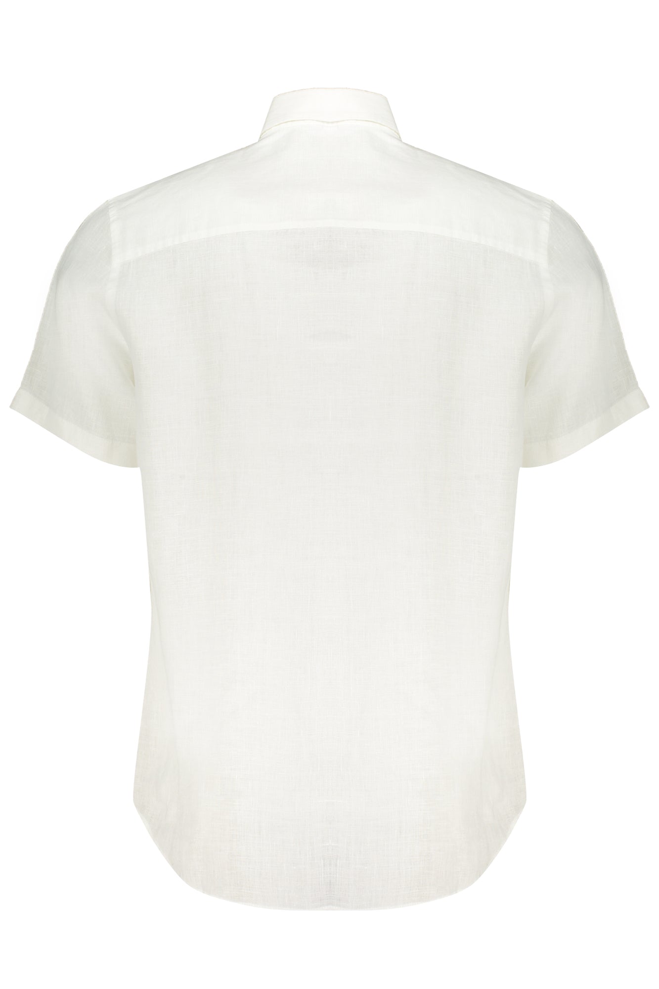 664302000_BI0101 – Herren Kurzarmhemd Weiß: Stilvolles Design aus Bio-Baumwolle – Größe: S, M, L, XL – Farbe: Bianco