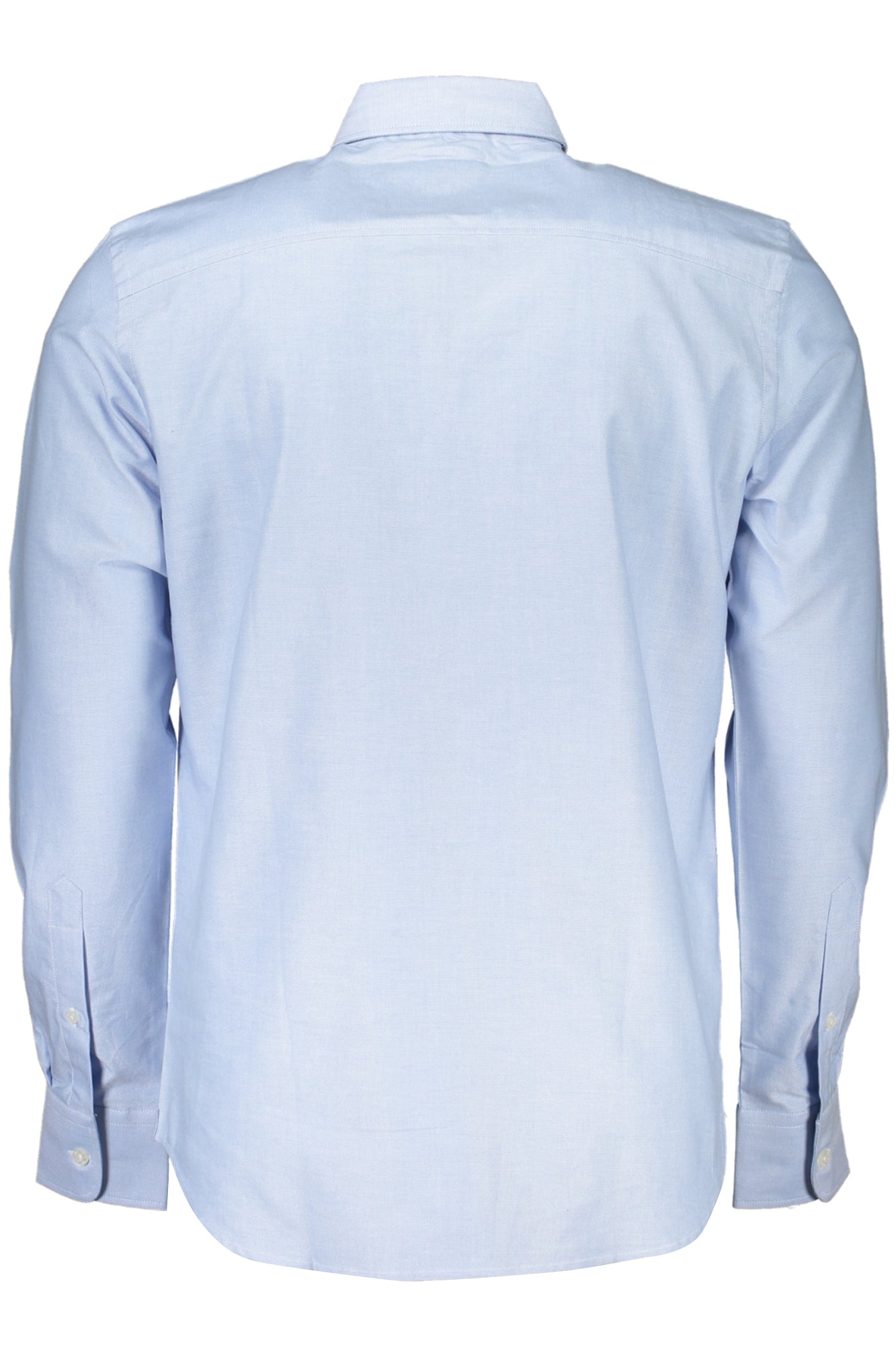 664256000_AZ0757 – Blaues Herrenhemd, Regular Fit, Button-Down, recycelte Fasern – Größe: L, XL – Farbe: Azzurro