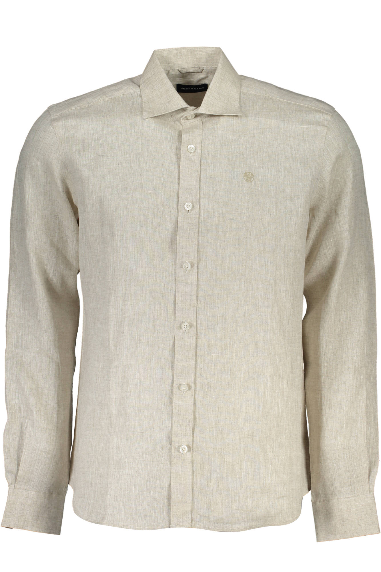 664114-000_BEIGE_0910 – Beiges Herren Langarmshirt: Regular Fit & Bio-Fasern, elegant & nachhaltig – Größe: S, M, L, XL – Farbe: Beige
