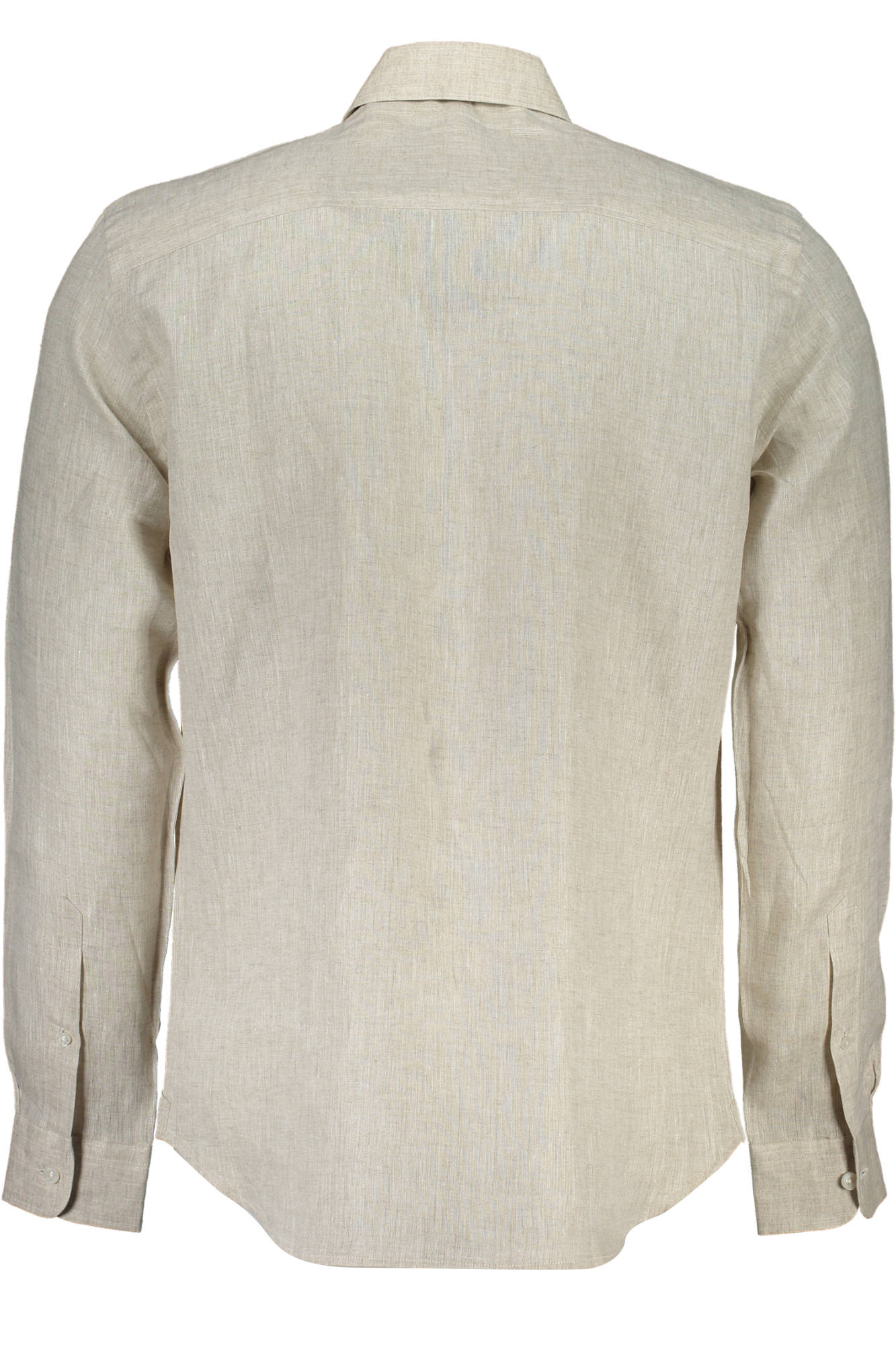 664114-000_BEIGE_0910 – Beiges Herren Langarmshirt: Regular Fit & Bio-Fasern, elegant & nachhaltig – Größe: S, M, L, XL – Farbe: Beige
