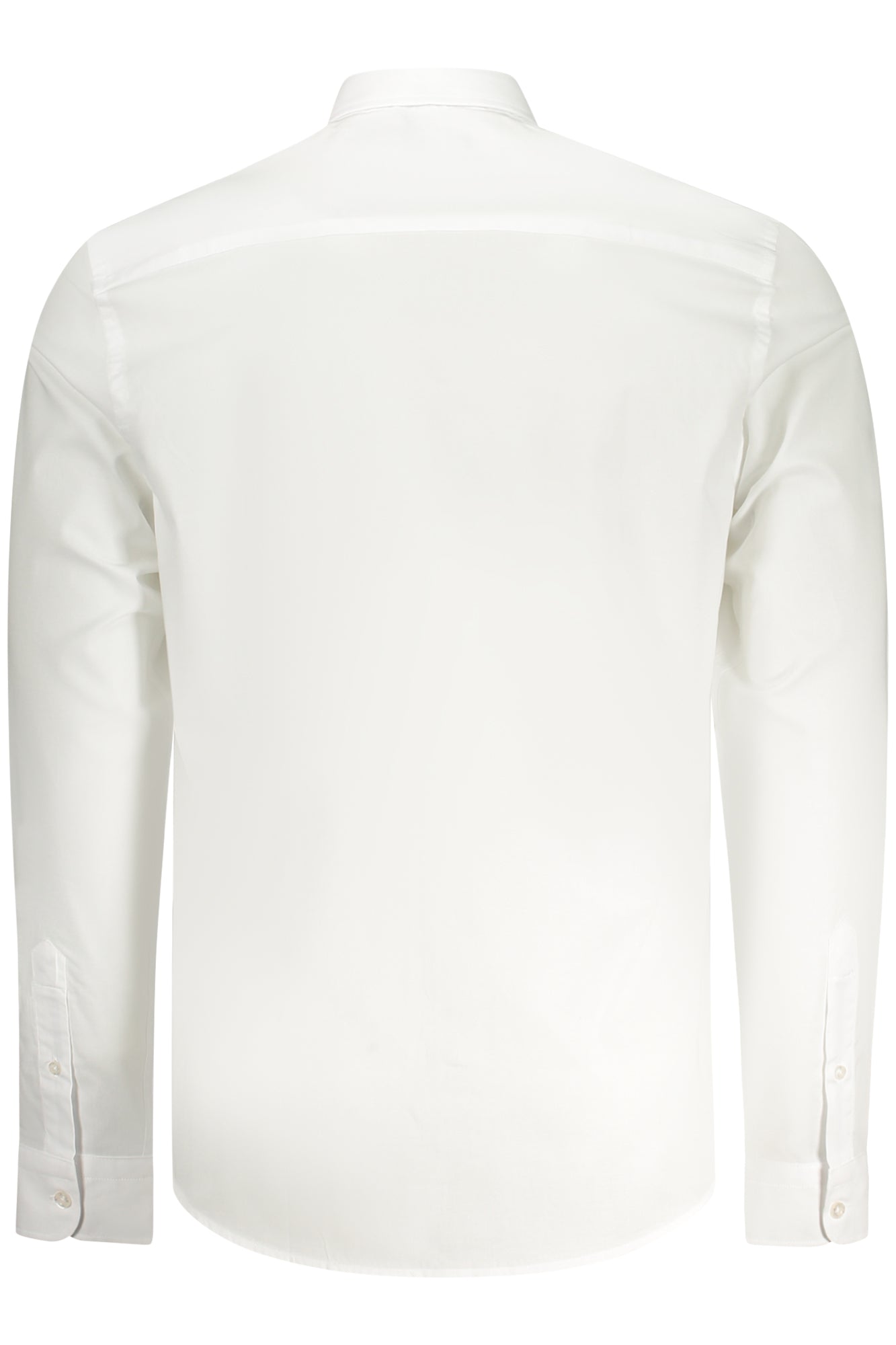 664373000_BI0101 – Elegantes Herren Langarmshirt in Weiß mit italienischem Kragen – Größe: S, M, L, XL, 2XL, 3XL – Farbe: Bianco
