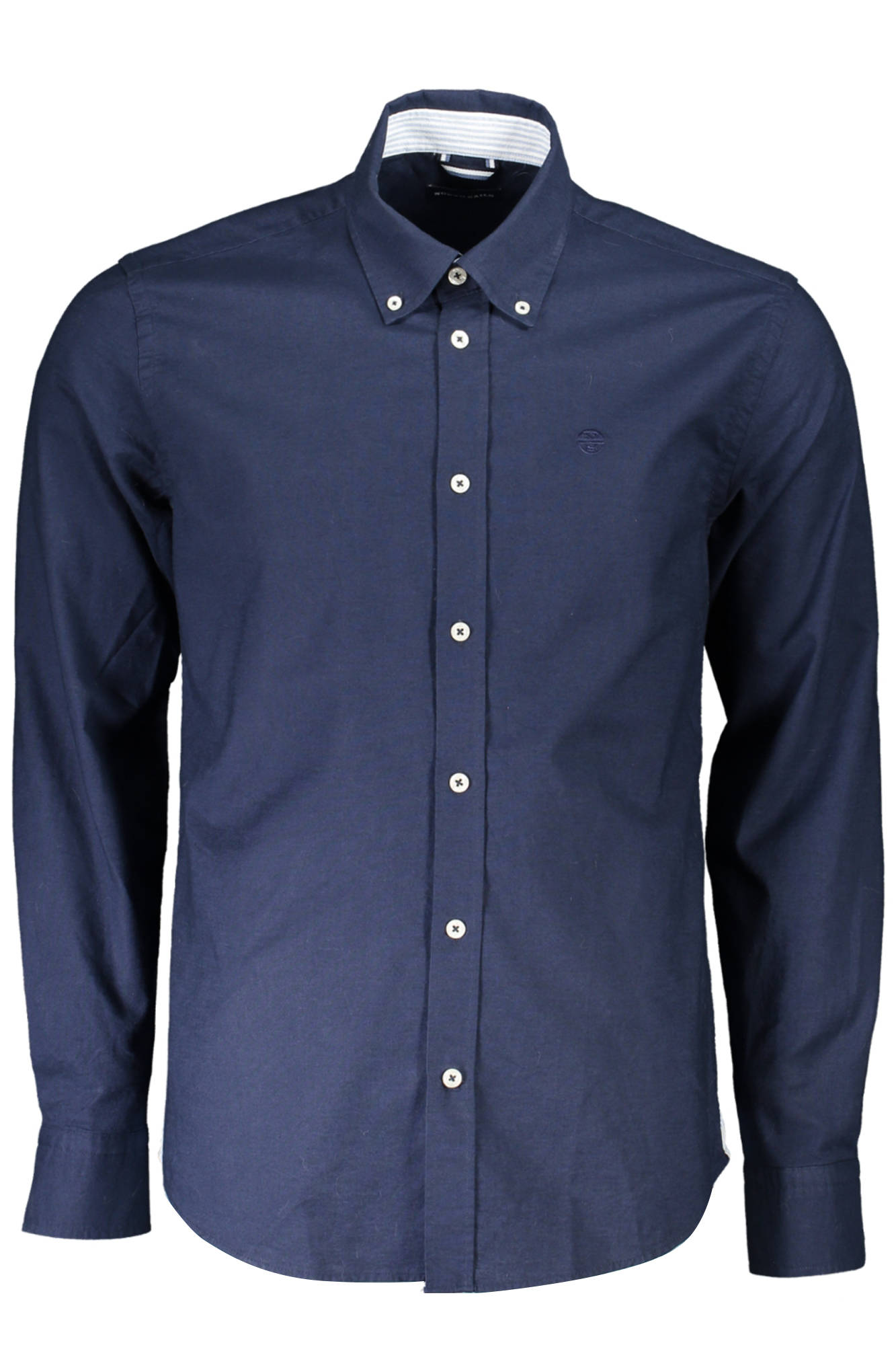 664107-000_BLU_0802 – Elegantes Herren Langarmshirt Blau - Regular Fit mit Details – Größe: S, M, L, XL – Farbe: Blu