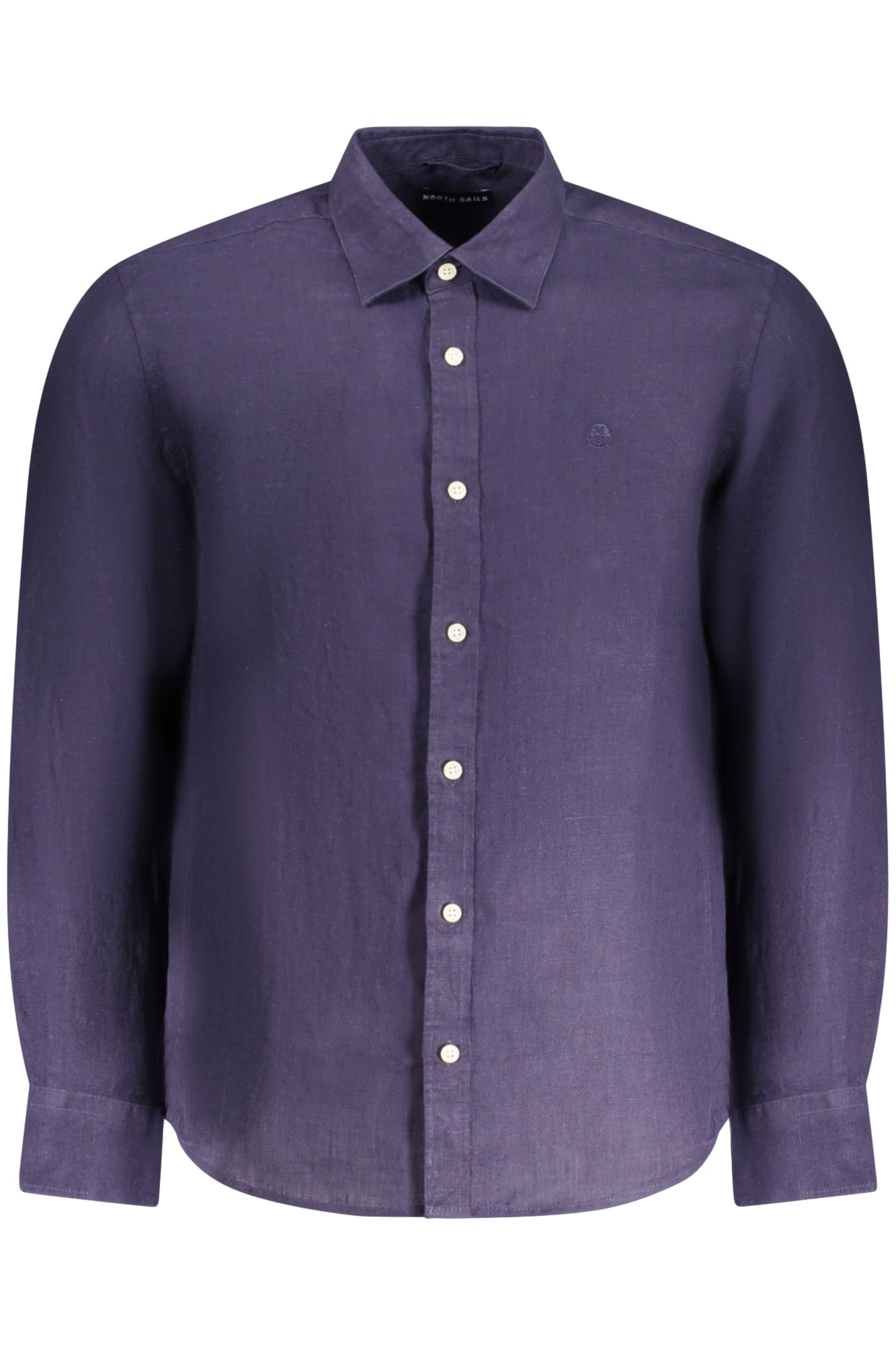 664300000_BL0802 – Elegantes Blaues Langarmhemd mit Italienischem Kragen für Herren – Größe: S, M, L, XL, 2XL – Farbe: Blu