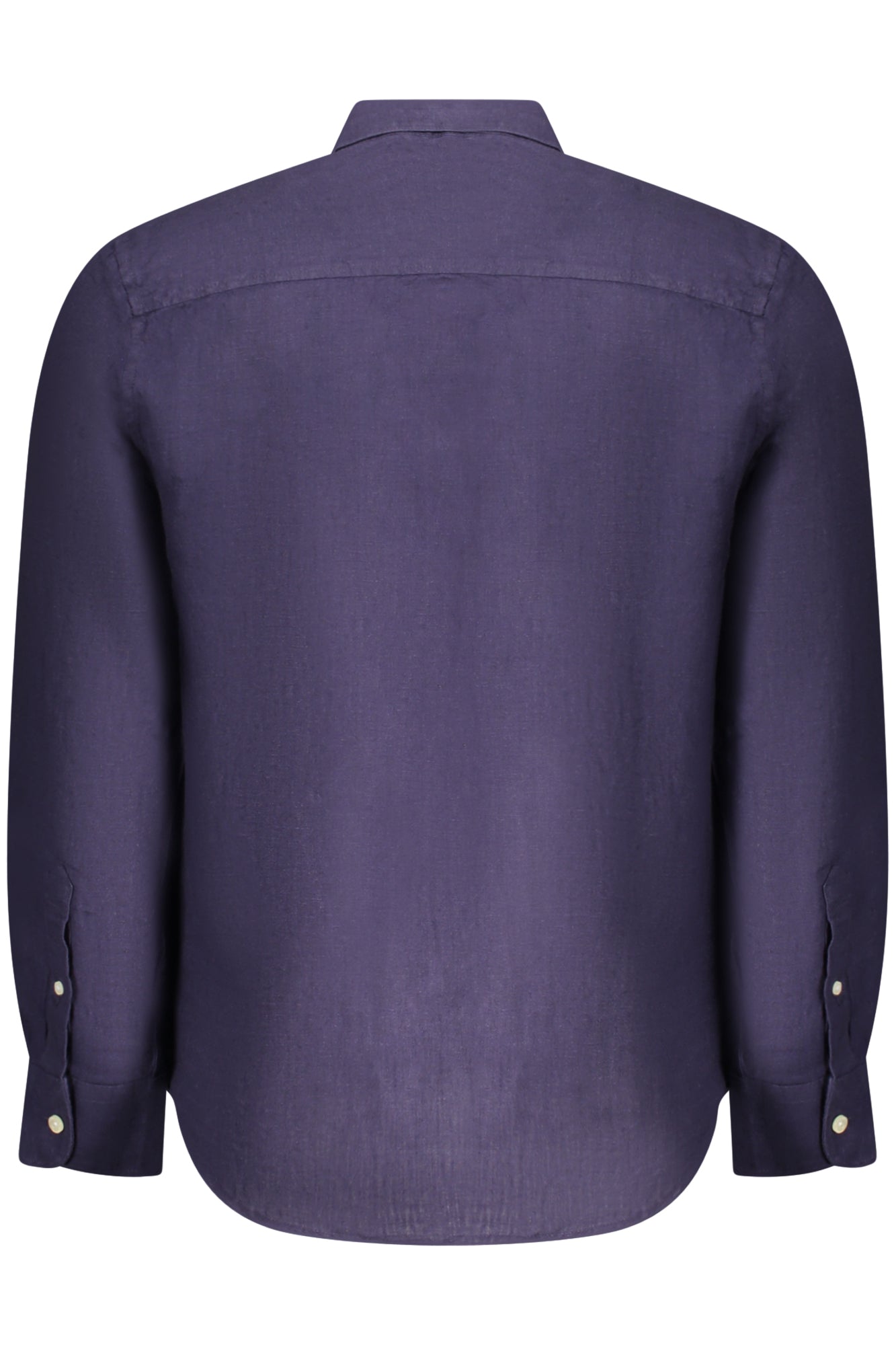 664300000_BL0802 – Elegantes Blaues Langarmhemd mit Italienischem Kragen für Herren – Größe: S, M, L, XL, 2XL – Farbe: Blu