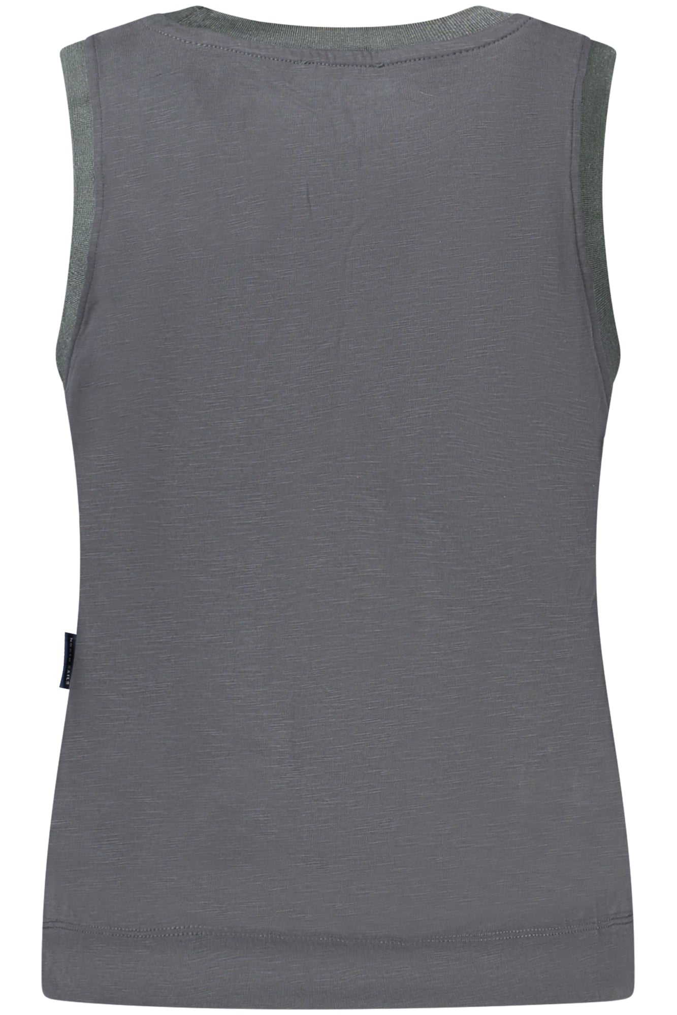 093514000_NE0999 – Elegantes Schwarzes Damen-Tanktop mit Kontrastdetails und Logo – Größe: XS, S, M, L, XL – Farbe: Nero