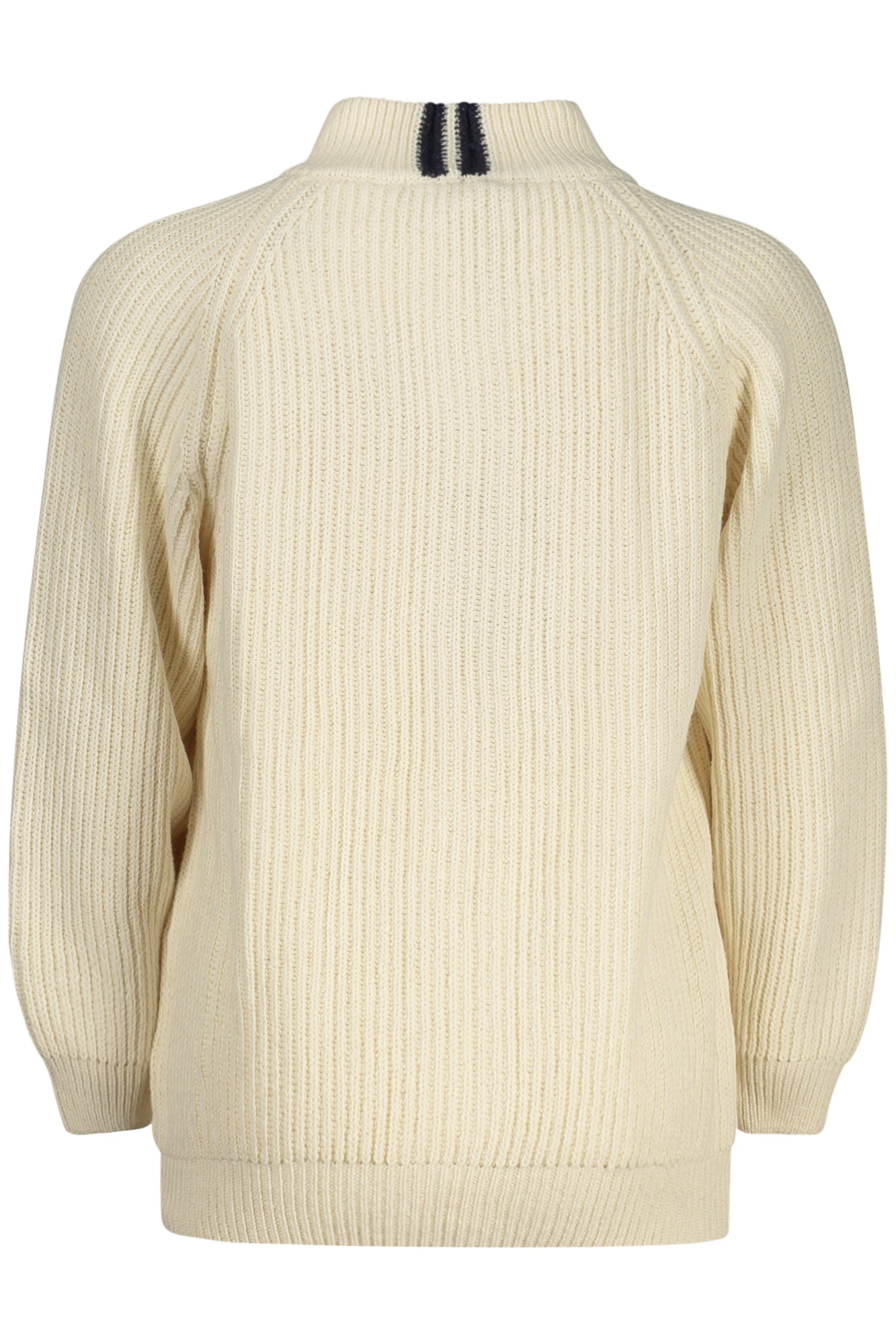 796140000_BI0105 – Weißer Kinder Cardigan mit Reißverschluss und Logo - Langärmlig – Größe: 6A, 8A, 10A, 12A, 14A – Farbe: Bianco