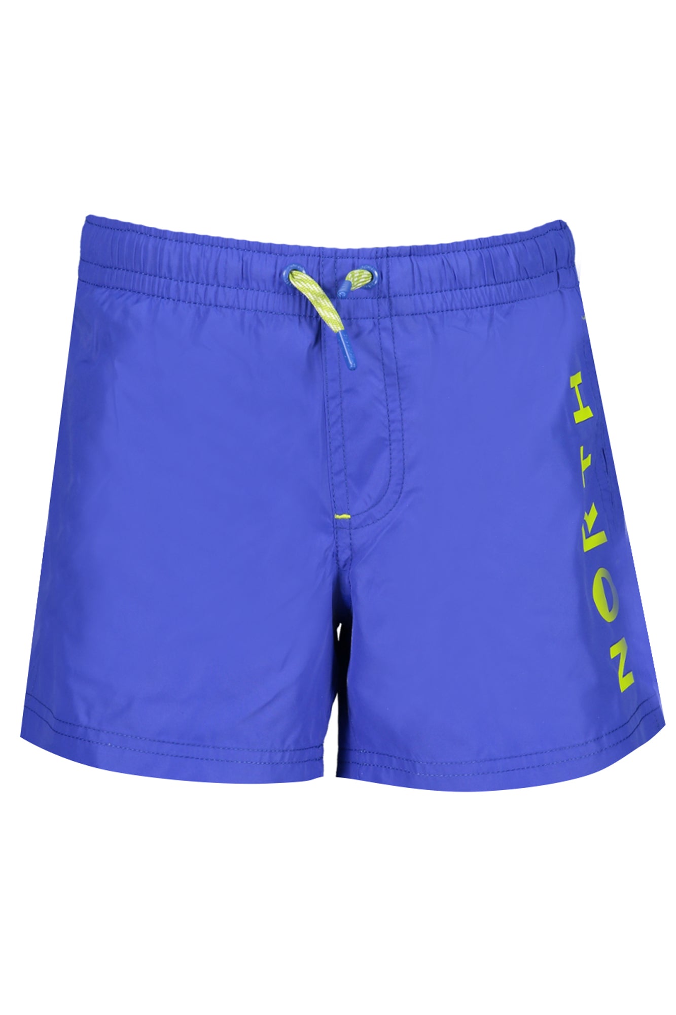 777565000_BL0831 – Kinder Badeshorts Blau - Bio-Baumwolle, Elastikbund, Praktische Taschen – Größe: 8A, 12A, 10A, 6A – Farbe: Blu