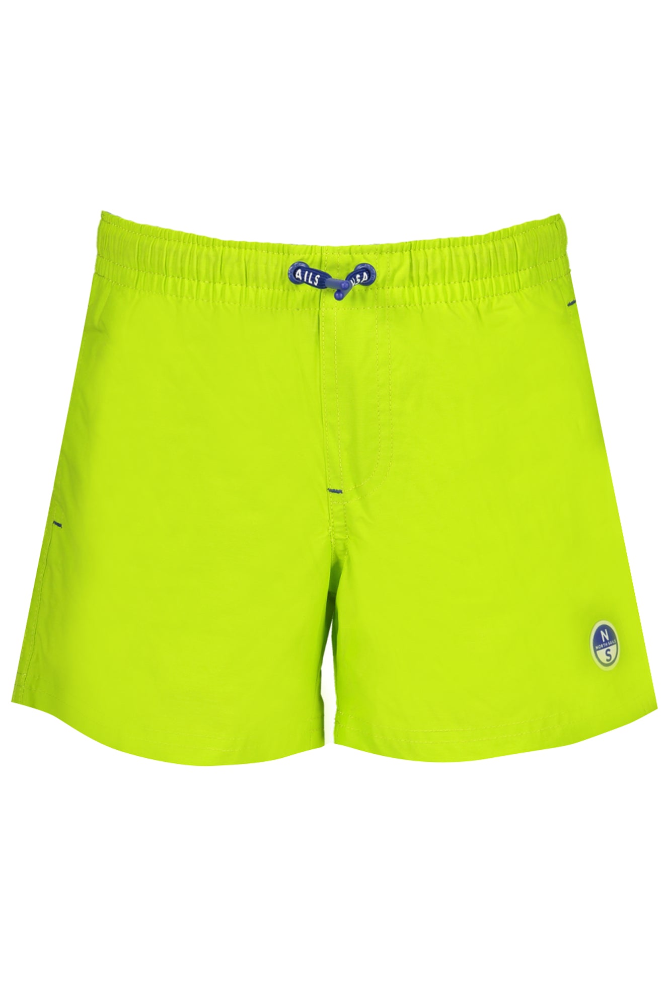 777566000_VE0473 – Kinder Badeshorts Grün: Strandshorts aus Bio-Baumwolle mit Taschen – Größe: 12A, 10A, 8A, 6A – Farbe: Verde
