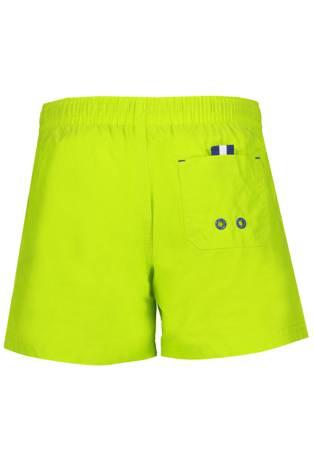777566000_VE0473 – Kinder Badeshorts Grün: Strandshorts aus Bio-Baumwolle mit Taschen – Größe: 12A, 10A, 8A, 6A – Farbe: Verde
