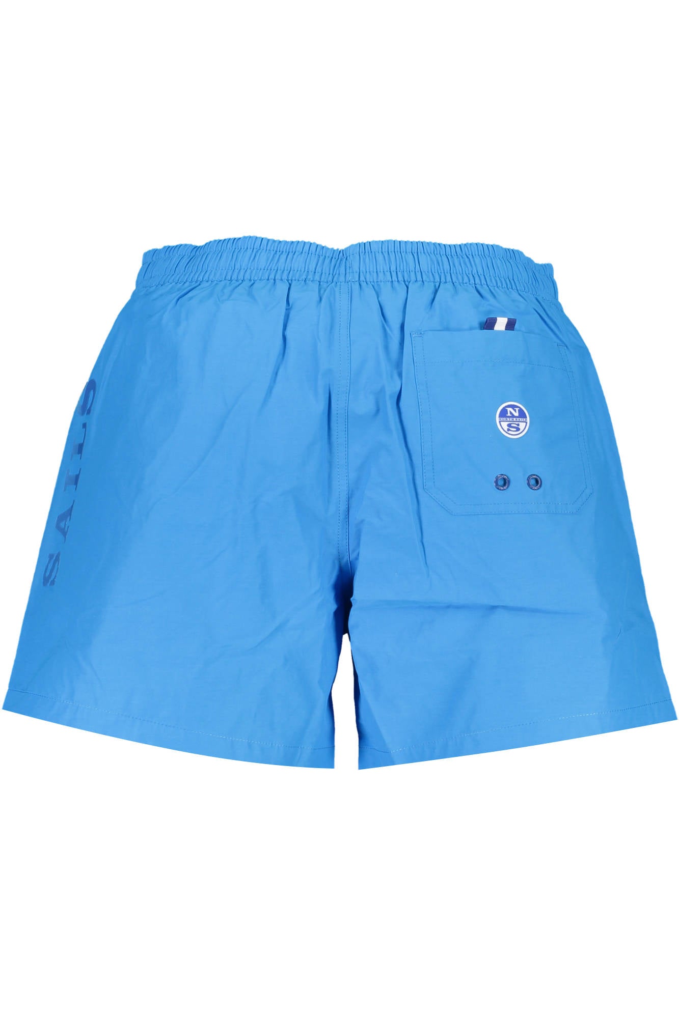 673538-000_AZZURRO_0822 – Herren Badehose Blau: Elastisch, Taschen, Innenslip, Bio-Fasern – Größe: M – Farbe: Azzurro
