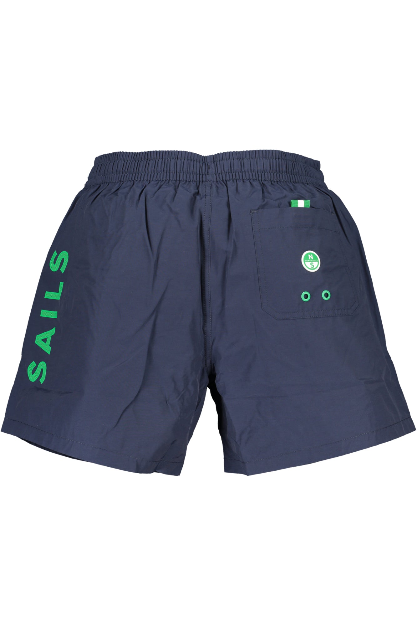 673714000_BL0802 – Herren-Badehose Blau: Boxershorts aus Bio-Baumwolle mit Kontrastdetails – Größe: S, M, XL – Farbe: Blu