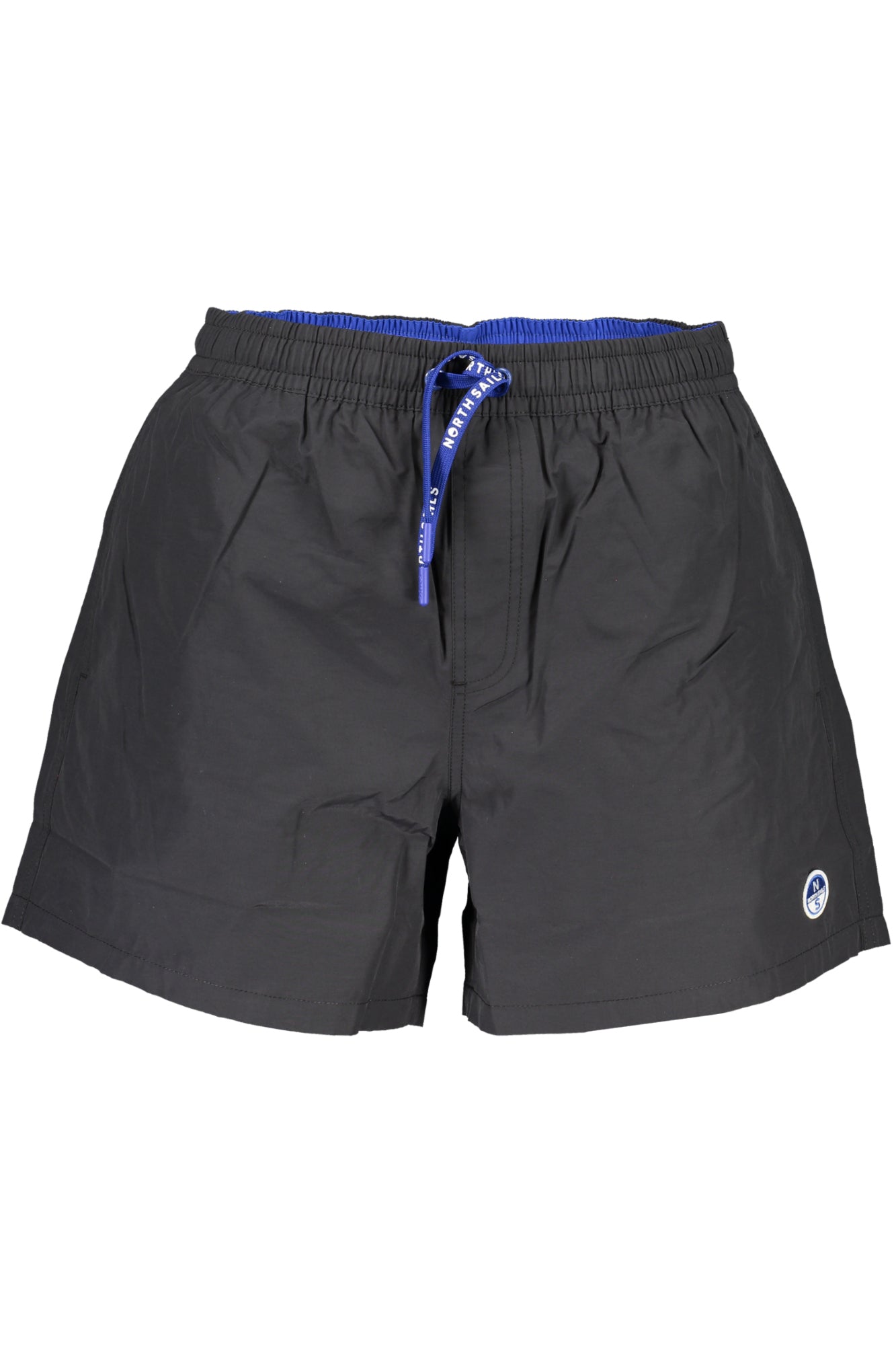 673711000_NE0999 – Herren-Badeboxer Schwarz – Bio-Baumwolle, Kontrastdetails, Taschen – Größe: S, M, L, XL – Farbe: Nero