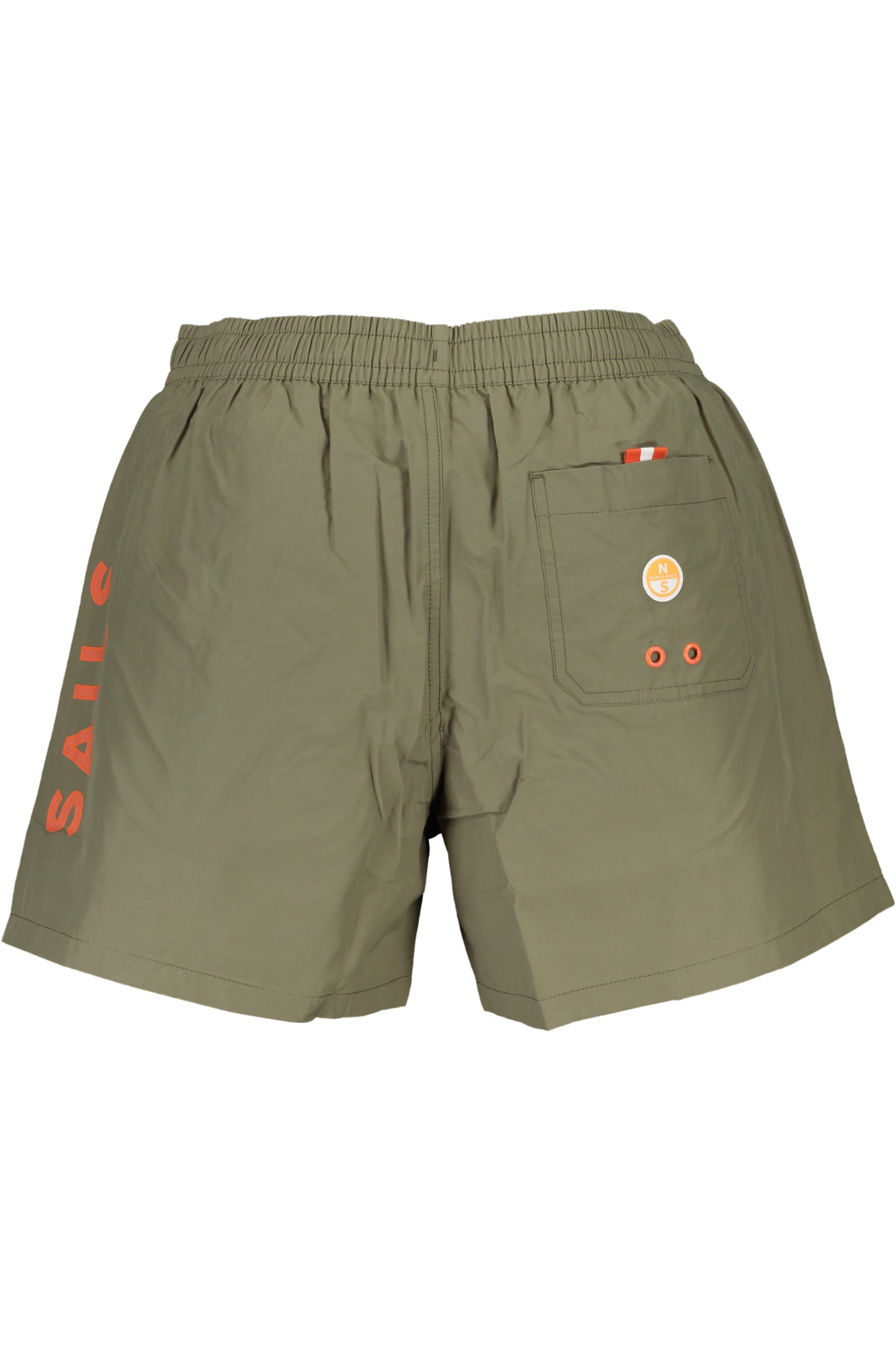 673714000_VE0441 – Grüne Herrenbadehose: Bio-Baumwolle, Taschen & elastischer Bund – Größe: S, M, L, XL, 2XL – Farbe: Verde