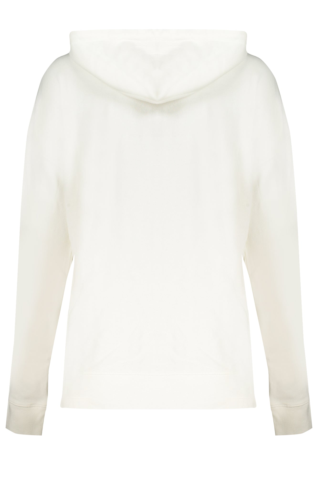 091901000_BI0105 – Bio-Baumwolle Damen Kapuzen-Sweatshirt Weiß mit Reißverschluss – Größe: S, M, L, XL – Farbe: Bianco