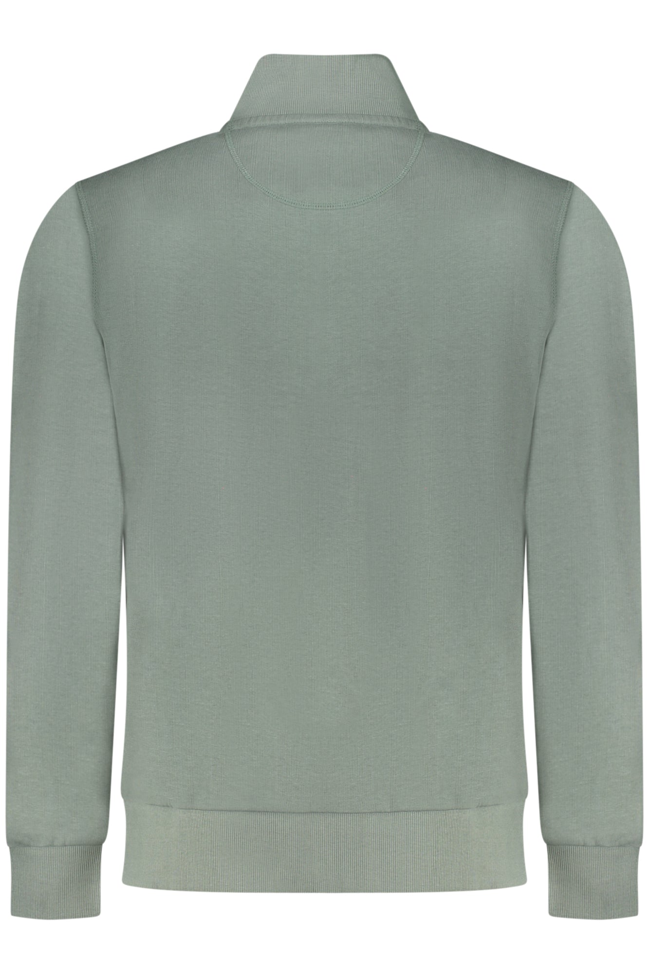 993037000_VE0419 – Grünes Herren Sweatshirt mit Reißverschluss, Taschen & Logo – Größe: S, M, L, XL, 2XL, 3XL – Farbe: Verde