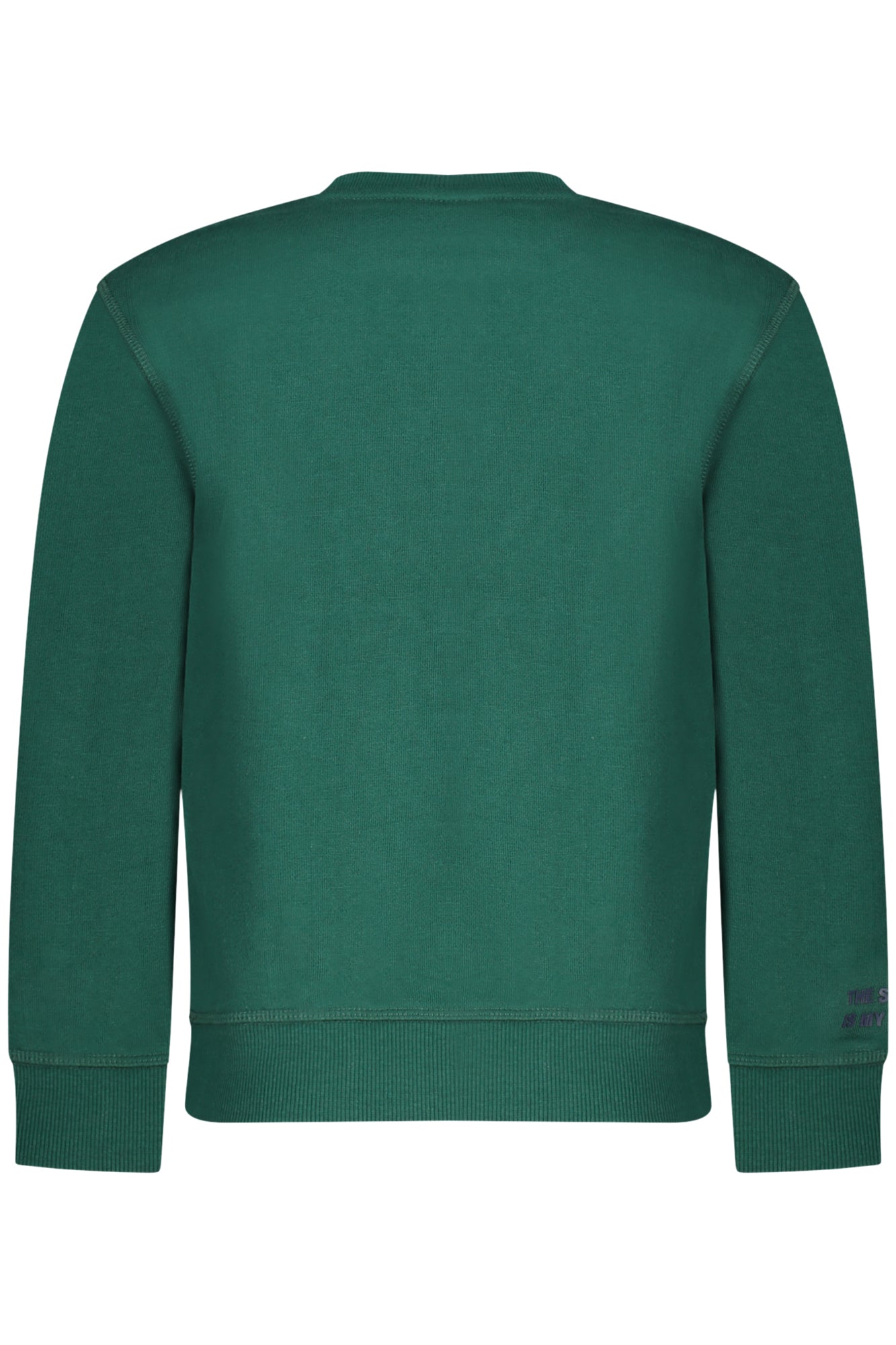 794477000_VE0475 – Grünes Kinder-Sweatshirt: Langarm, Gefüttert, Nachhaltig – Größe: 6A, 8A, 10A, 12A, 14A – Farbe: Verde