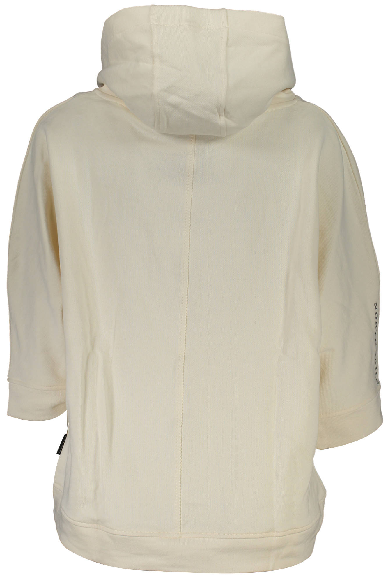 093678-000_BIANCO_0114 – Stilvoller Damen-Hoodie Weiß: Nachhaltig, Komfortabel, 3/4-Ärmel – Größe: XS, S, M, L, XL – Farbe: Bianco
