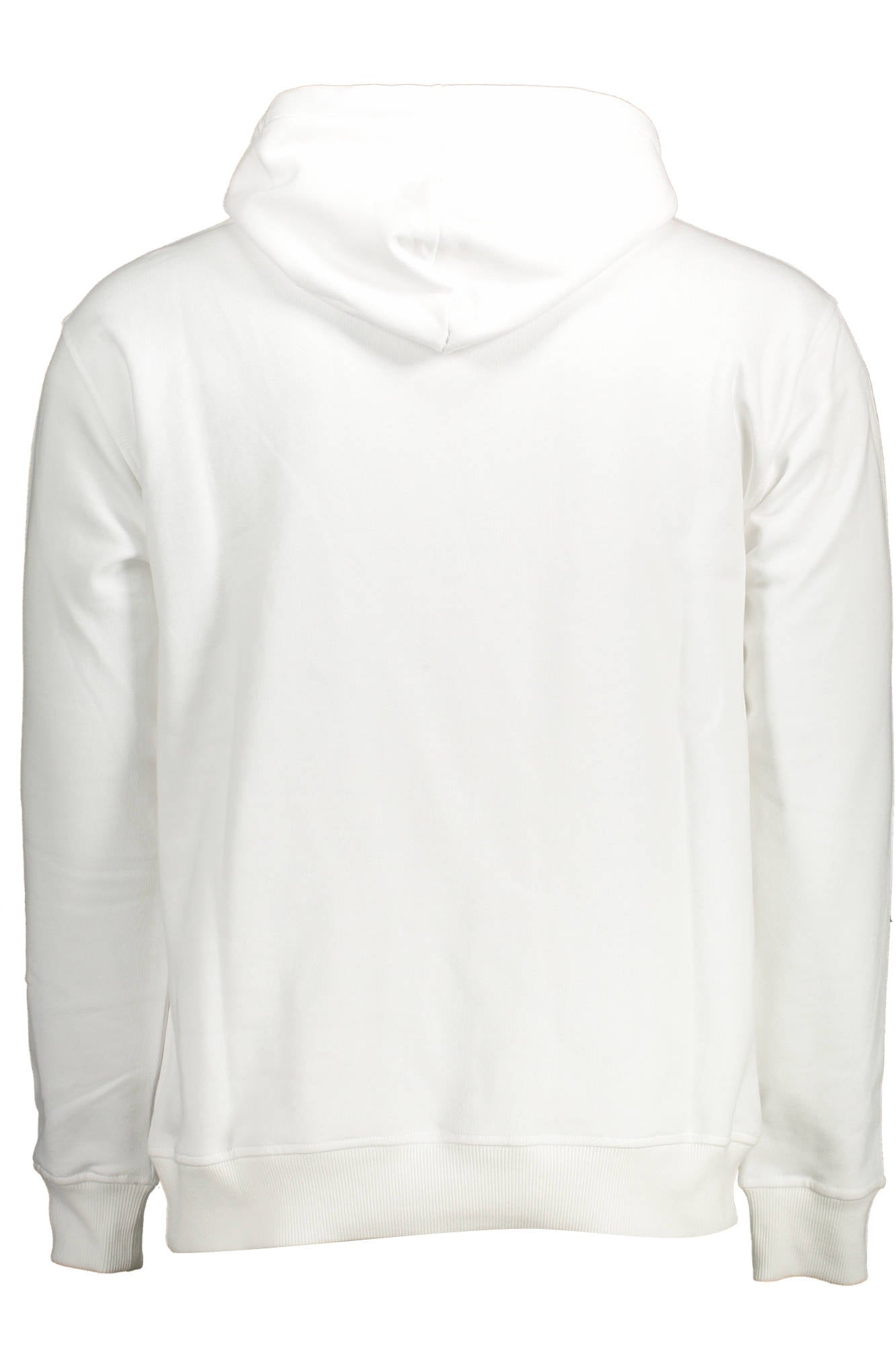 691017-000_BIANCO_0101 – Weißes Herren-Sweatshirt aus Naturfasern - Stylischer Langarm-Hoodie – Größe: L, XL, 2XL – Farbe: Bianco