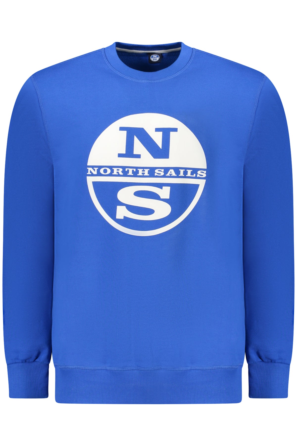 993012000_BL0760 – Herren Langarm-Sweatshirt Blau – Bequemes Design mit Rundhalsausschnitt – Größe: S, M, L, XL, 2XL, 3XL – Farbe: Blu