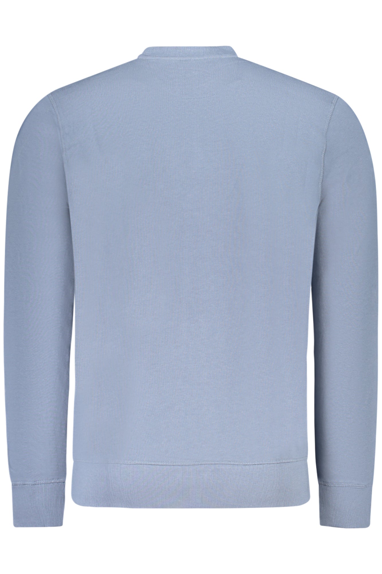 993022000_BL0768 – Herren Sweatshirt Blau: Langarm, Rundhals & Applikation – Größe: S, M, L, XL, 2XL, 3XL – Farbe: Blu