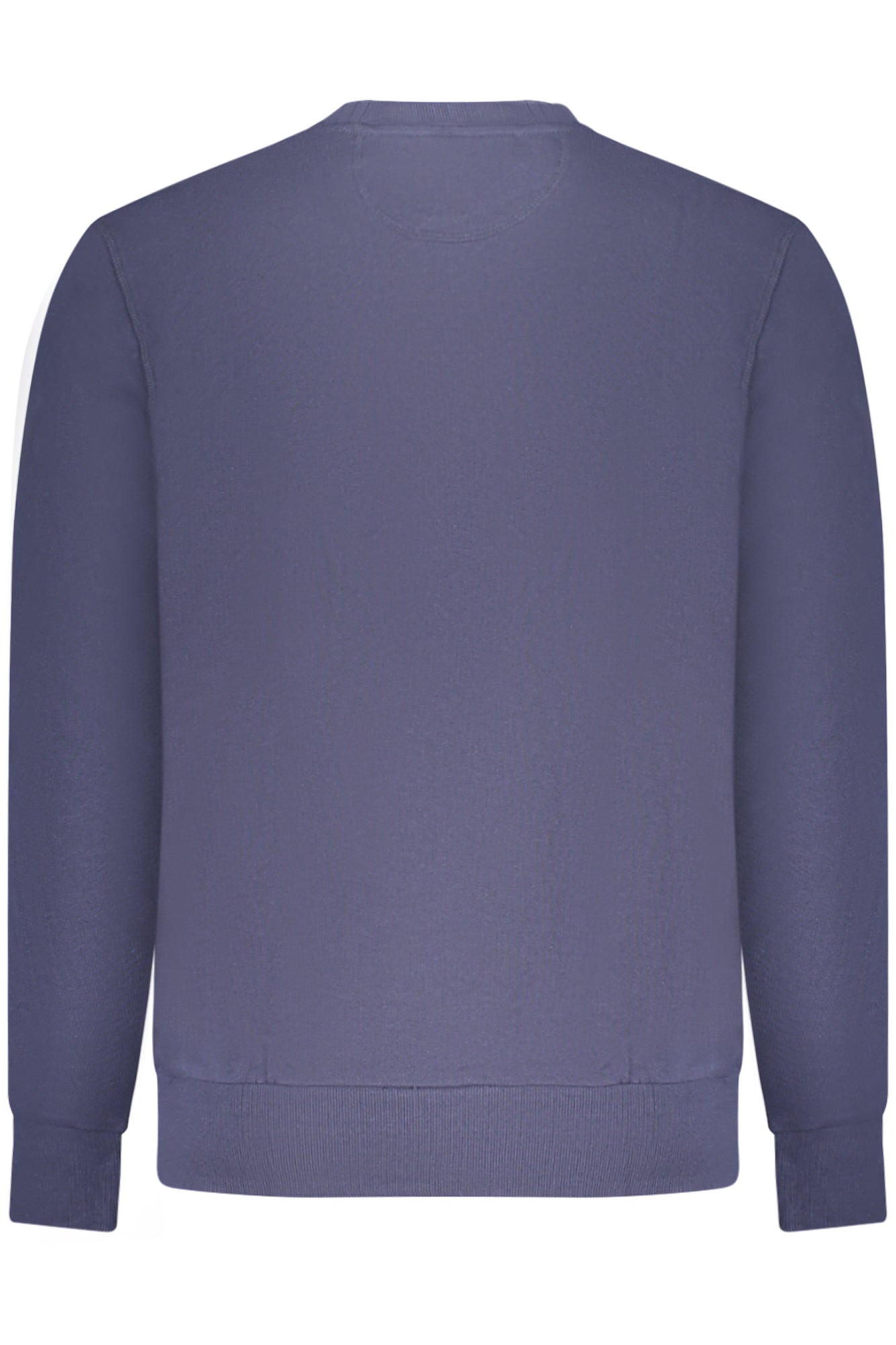 993024000_BL0802 – Herren Langarm-Sweatshirt Blau – Angeraut mit Druck & Rundhals – Größe: S, M, L, XL, 2XL, 3XL – Farbe: Blu