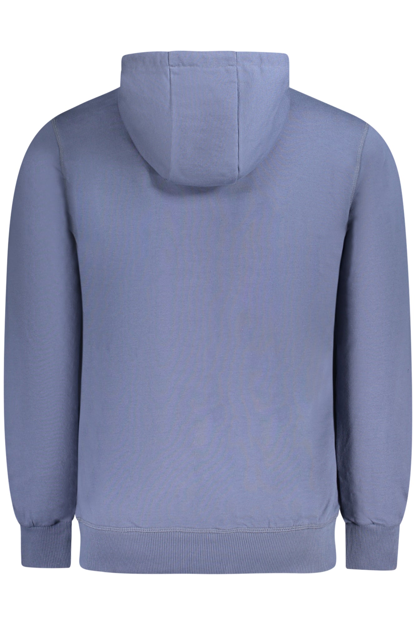 993013000_BL0772 – Herren Langarm-Sweatshirt Blau mit Kapuze und Applikation – Größe: S, M, L, XL, 2XL, 3XL – Farbe: Blu