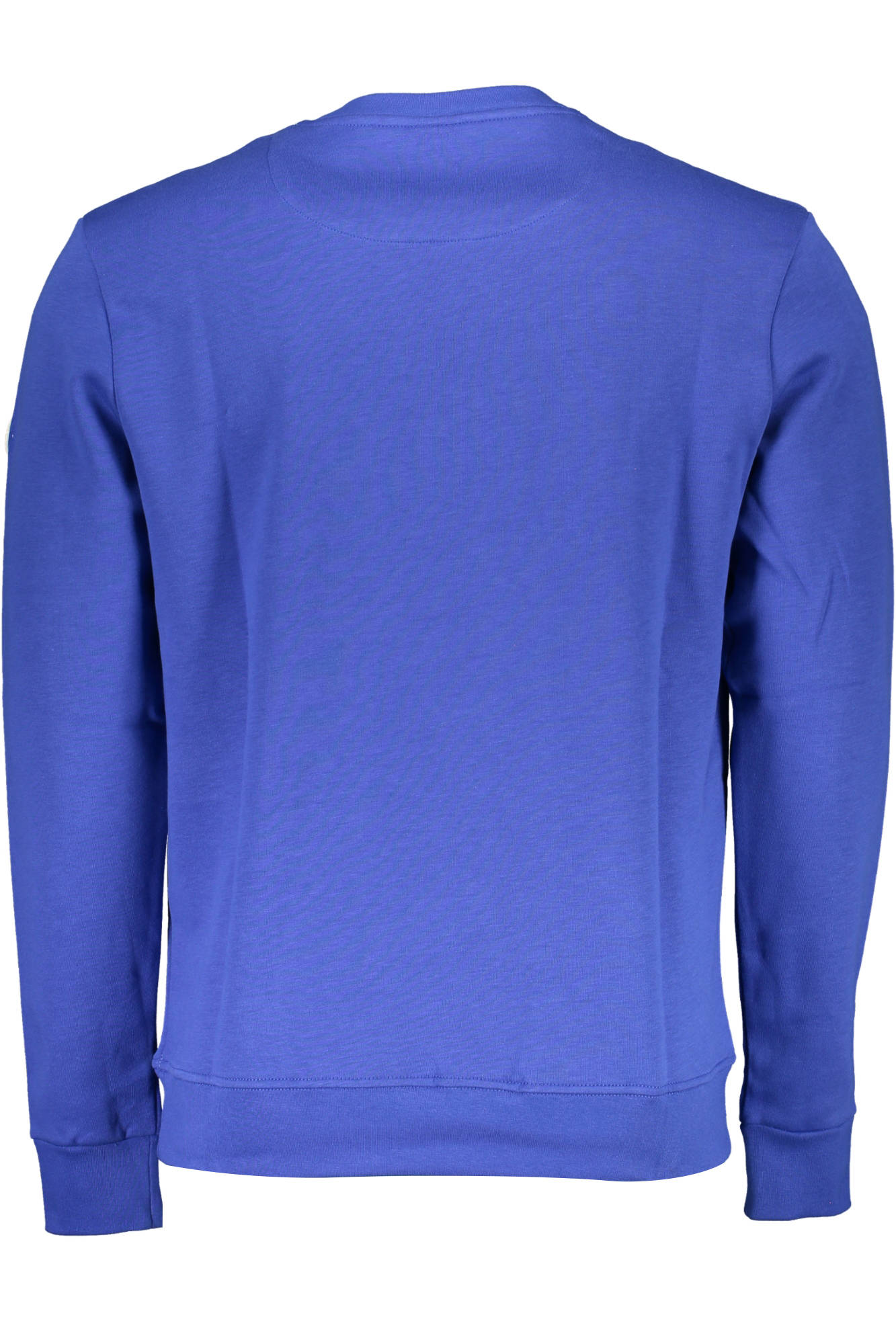 902417-000_BLU_0760 – Herren Langarm-Sweatshirt Blau mit Rundhals & Print-Design – Größe: M, XL, 2XL, S – Farbe: Blu