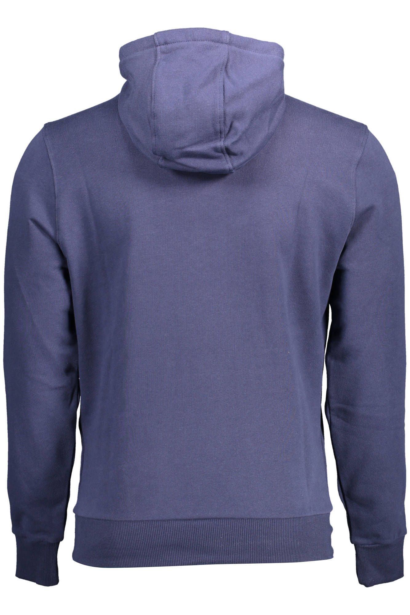 691003-000_BLU_0802 – Herren-Kapuzenpullover Blau: Nachhaltiges Sweatshirt mit Logodruck – Größe: XL, 2XL – Farbe: Blu