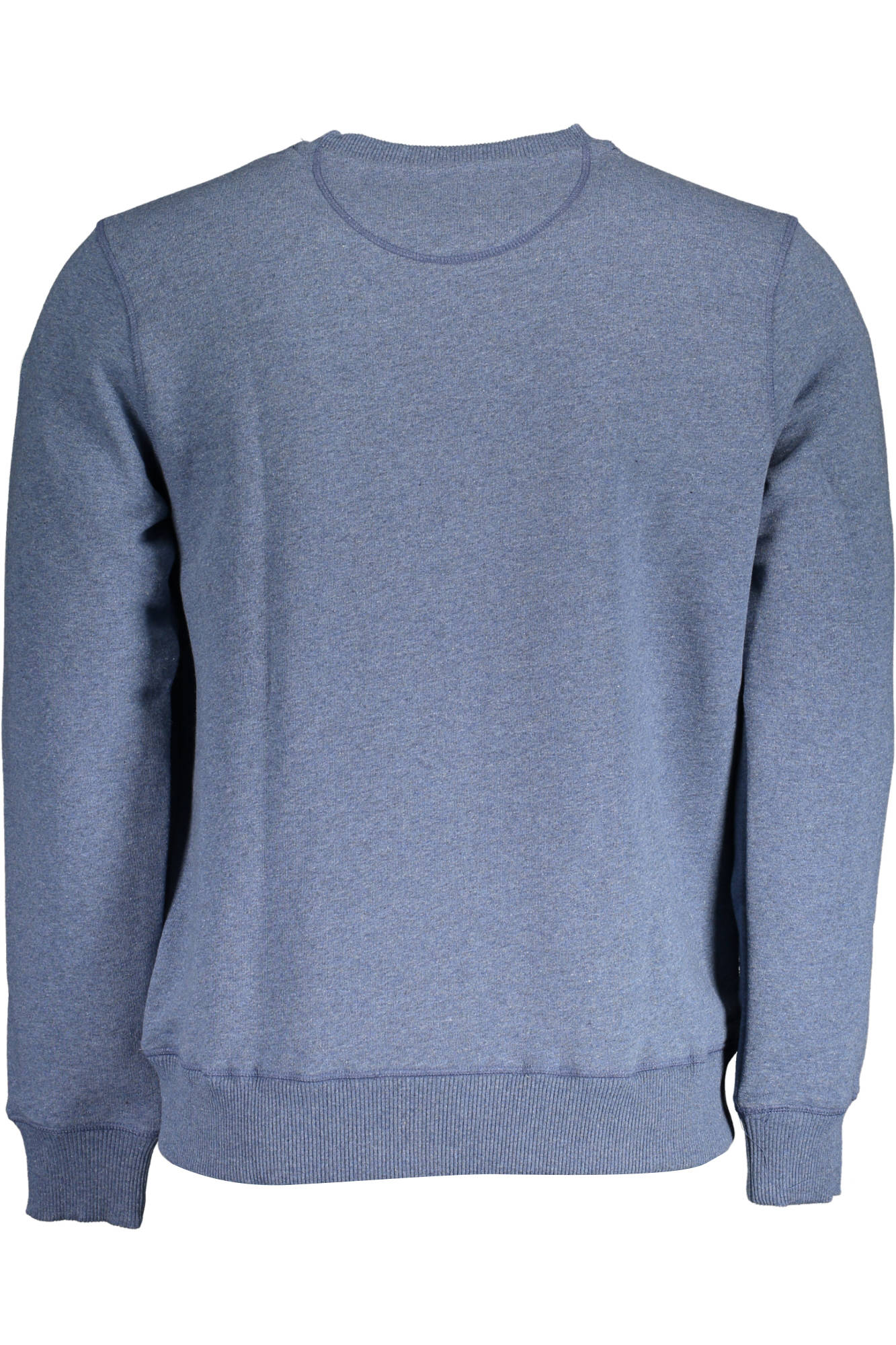 902460-000_BLU_0797 – Blauer Herrenpullover: Langarm, Rundhals, stilvolles Design – Größe: 2XL – Farbe: Blu