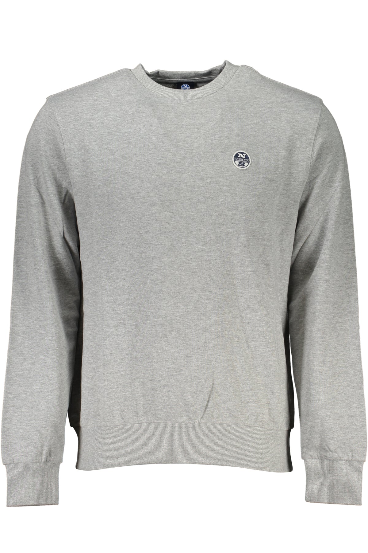902730000_GR0926 – Graues Herren-Sweatshirt: Langlebiges Design mit Rundhalsausschnitt – Größe: S, M, L, XL, 2XL – Farbe: Grigio