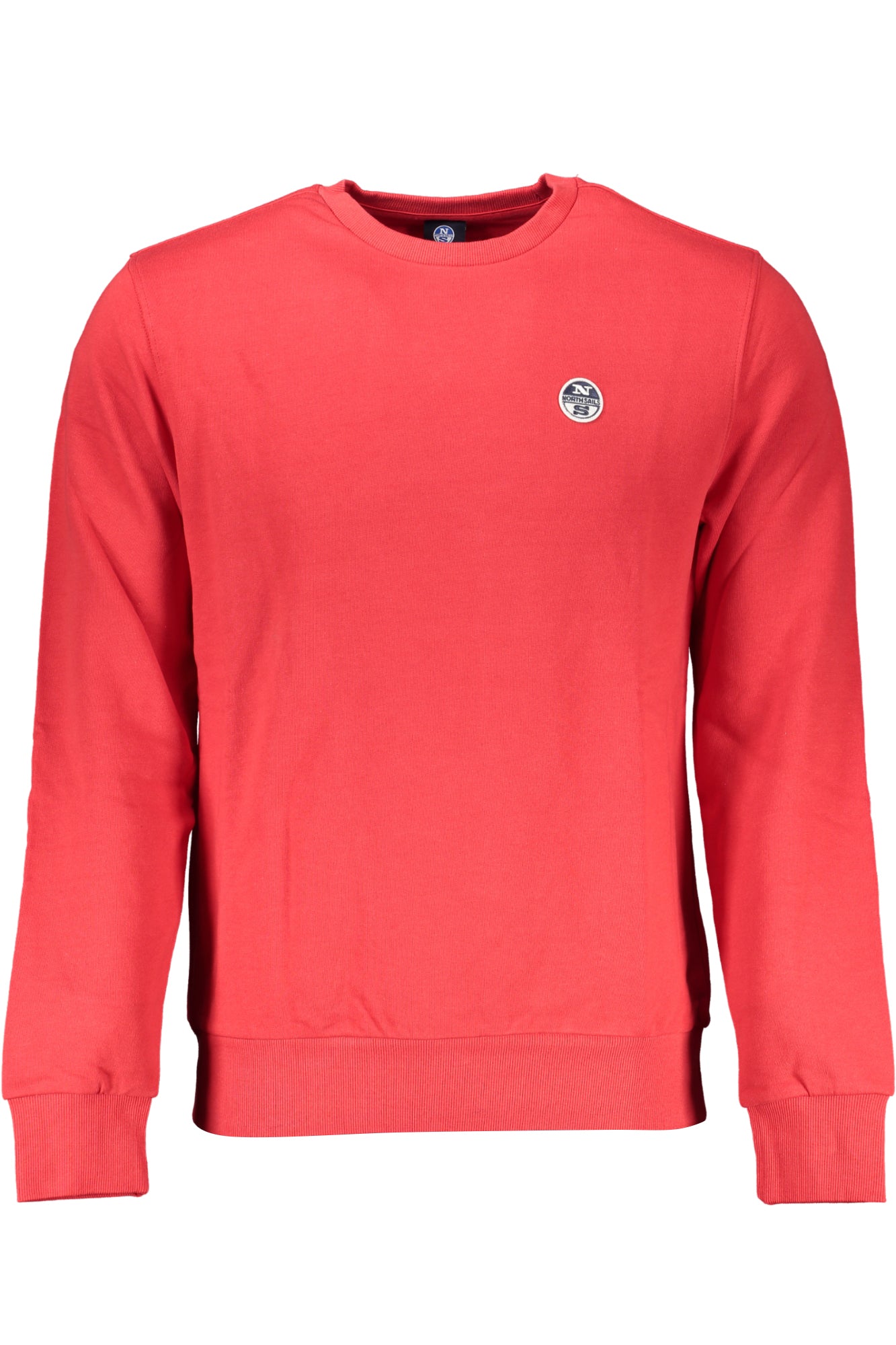 902730000_RO0230 – Herren-Sweatshirt Rot: Komfort und Stil mit Logo-Applikation – Größe: S, M, L, XL, 2XL, 3XL – Farbe: Rosso