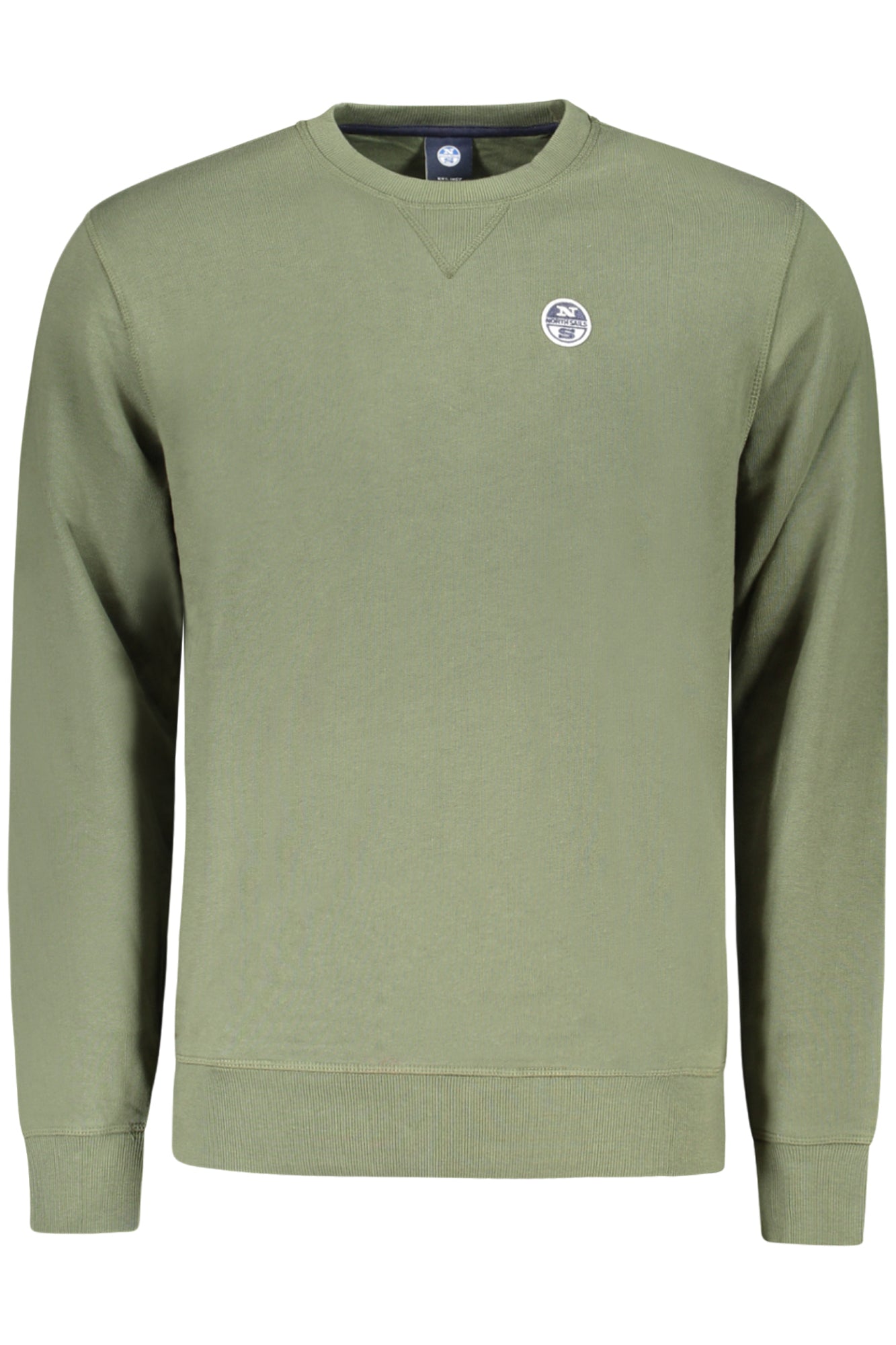 993022000_VE0430 – Trendiger grüner Herrenpullover - Langer Ärmel & Rundhals – Größe: S, M, L, XL, 2XL, 3XL – Farbe: Verde