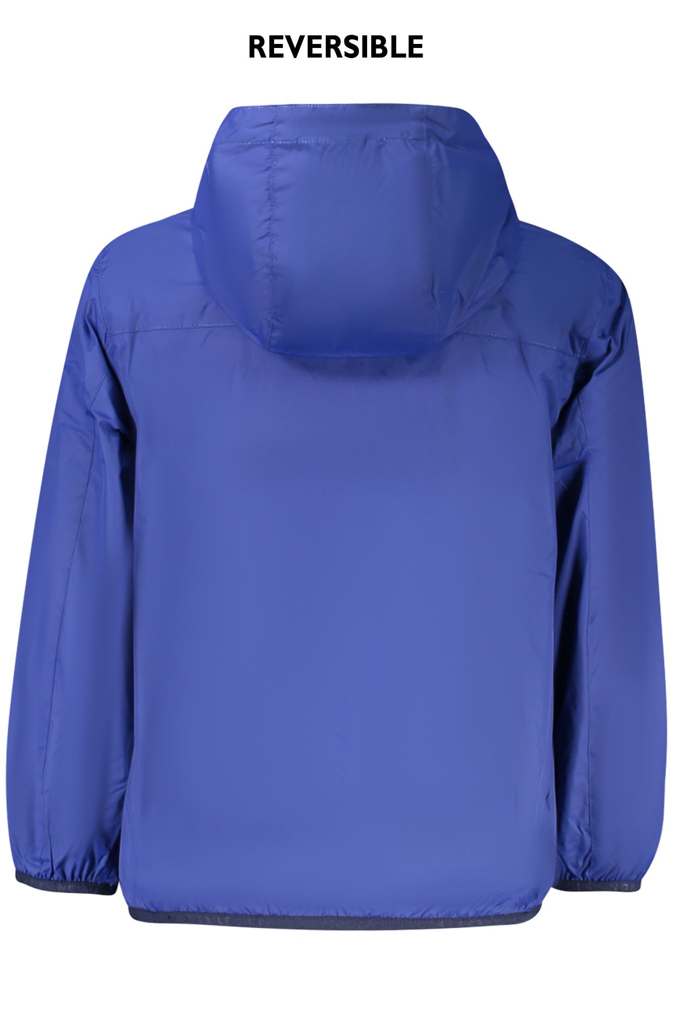 701957000_BL0780 – Wendbare blaue Kinderjacke mit Kapuze und Taschen – Perfekte Alltagsjacke – Größe: 6A, 14A, 10A, 12A, 8A – Farbe: Blu