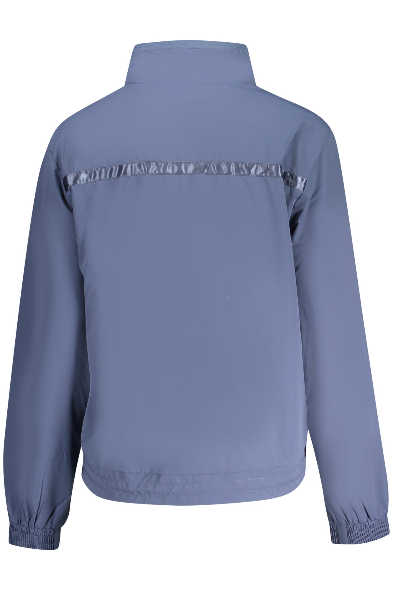 000005000_BL0787 – Damenjacke Blau mit Reißverschluss und Kontrastdetails 买 – Größe: XS, S, M, L, XL – Farbe: Blu