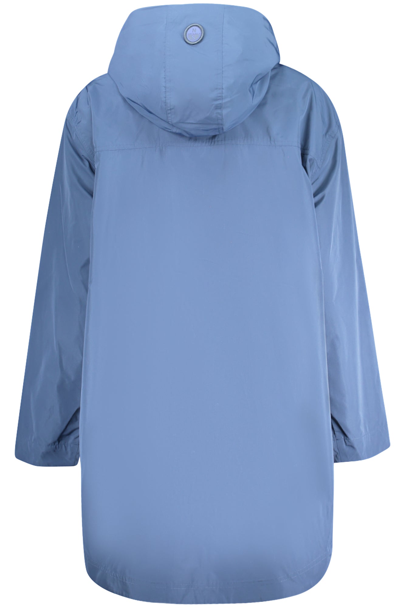 000003000_BL0787 – Blaue Damenjacke: Langarm-Parka mit Kapuze und Taschen – Größe: XS, S, M, L, XL – Farbe: Blu