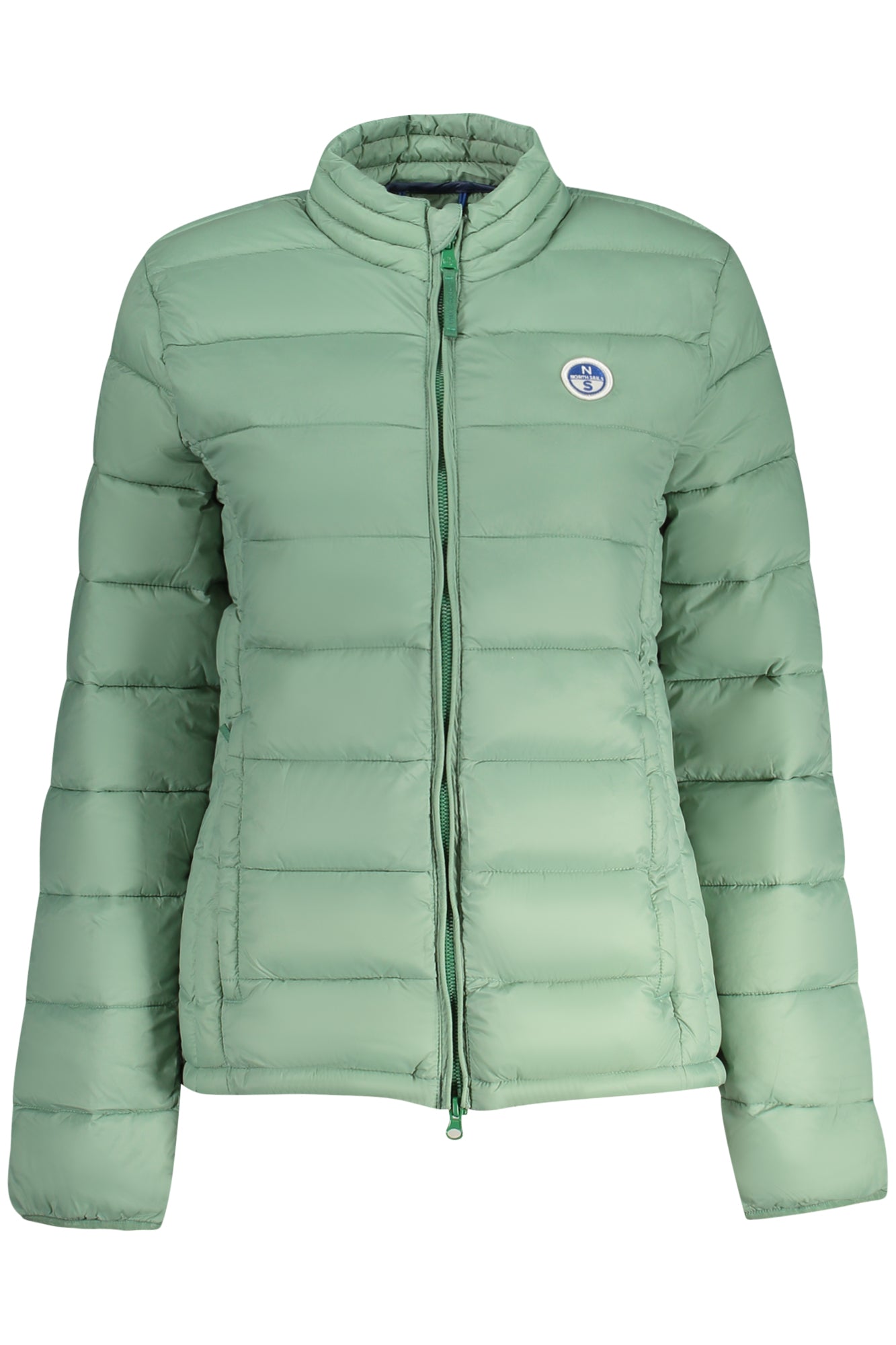 000002000_VE0418 – Grüne Damenjacke mit Reißverschluss und Taschen - Schick & Praktisch – Größe: XS, S, L, XL, M – Farbe: Verde