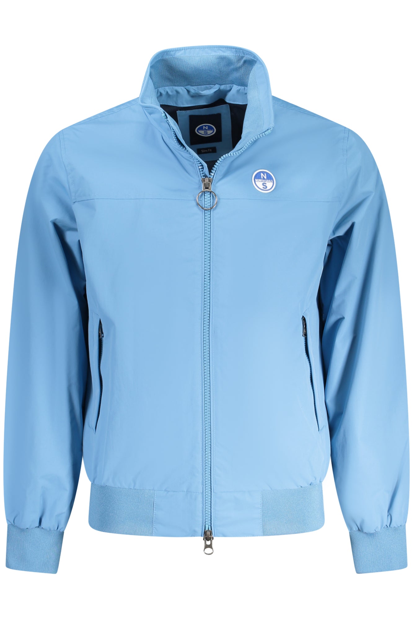 603271000_AZ0844 – Slim Fit Herrenjacke Blau: Stilvolle Details & Praktische Taschen – Größe: S, M, L, XL, 2XL – Farbe: Azzurro