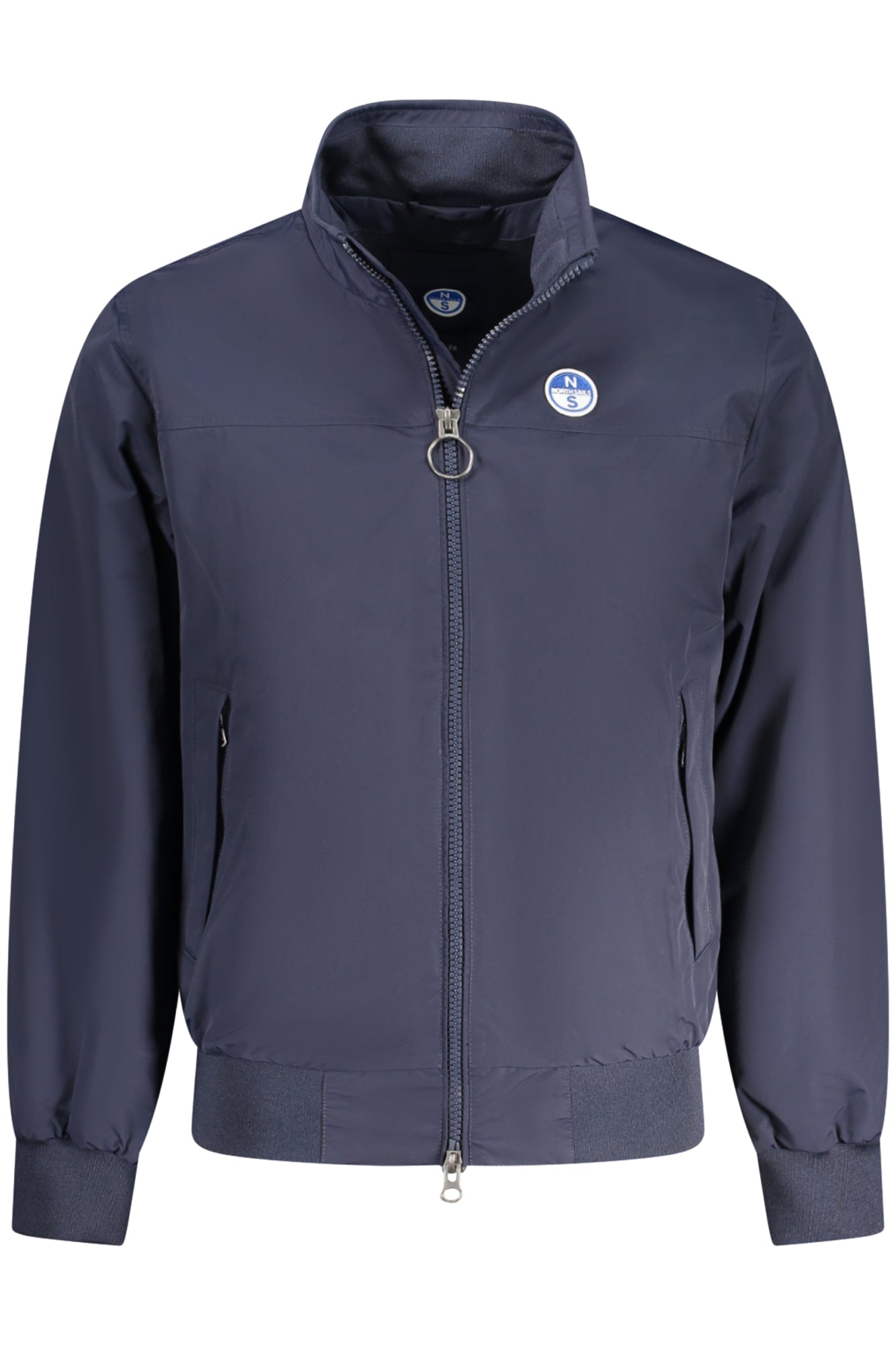 603271000_BL0802 – Blaue Herrenjacke Slim Fit mit praktischen Taschen und Reißverschluss – Größe: S, M, L, XL, 2XL – Farbe: Blu