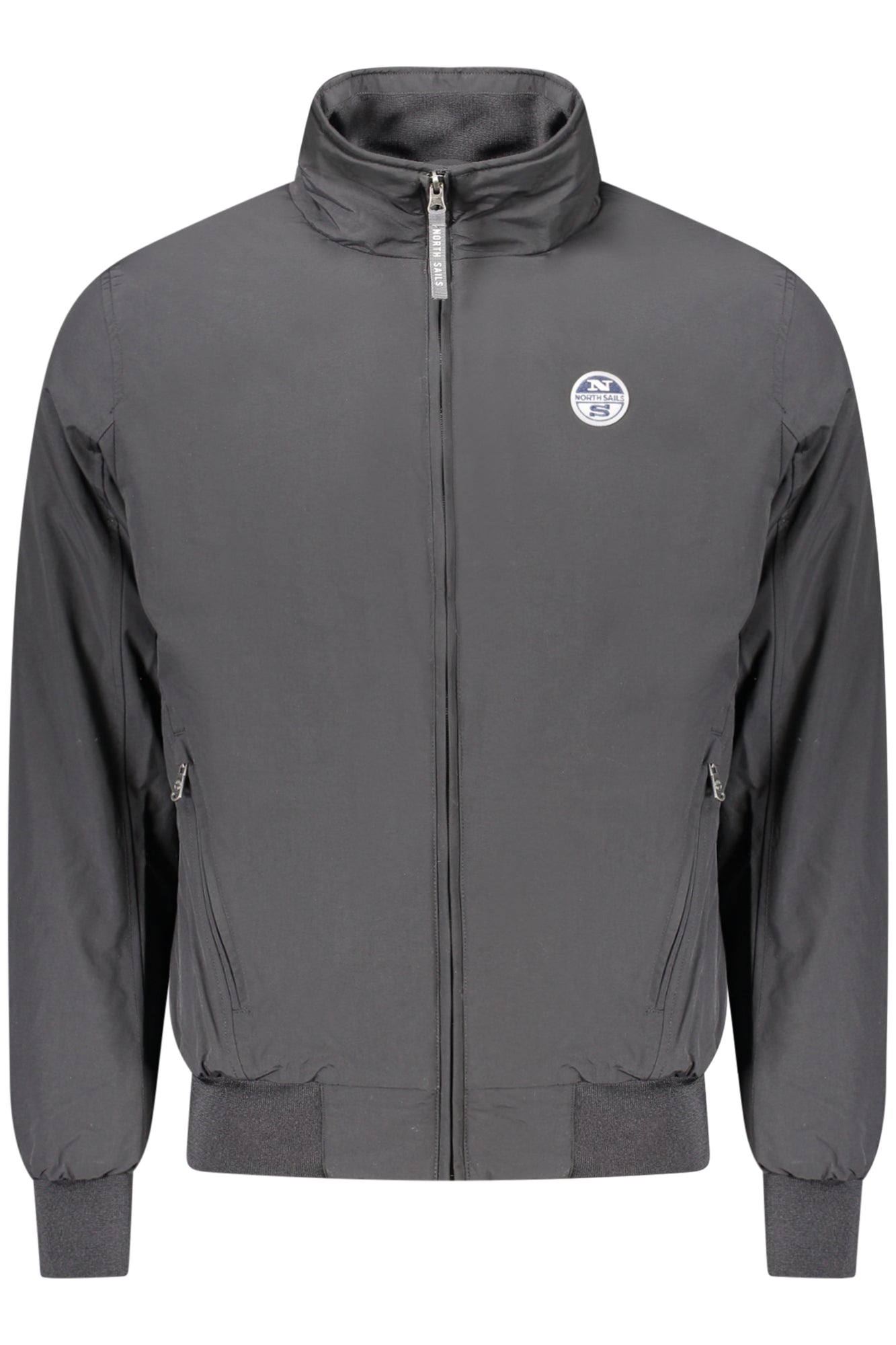 901069000_NE0999 – Herren Bomberjacke Schwarz: Stilvolle Jacke mit Taschen & Logo – Größe: S, M, L, XL, 2XL, 3XL – Farbe: Nero