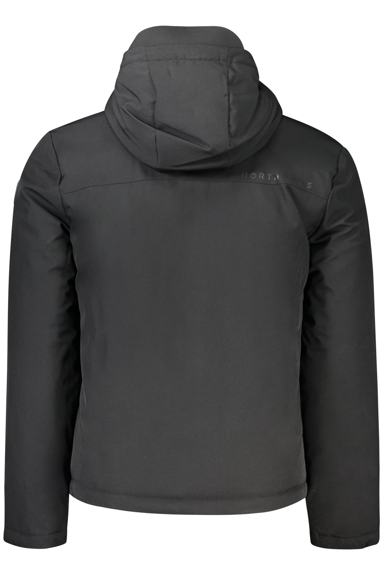 603309000_NE0999 – Herrenjacke Schwarz mit Kapuze - Nachhaltig aus recycelten Materialien – Größe: M, XL, 2XL, L, S – Farbe: Nero